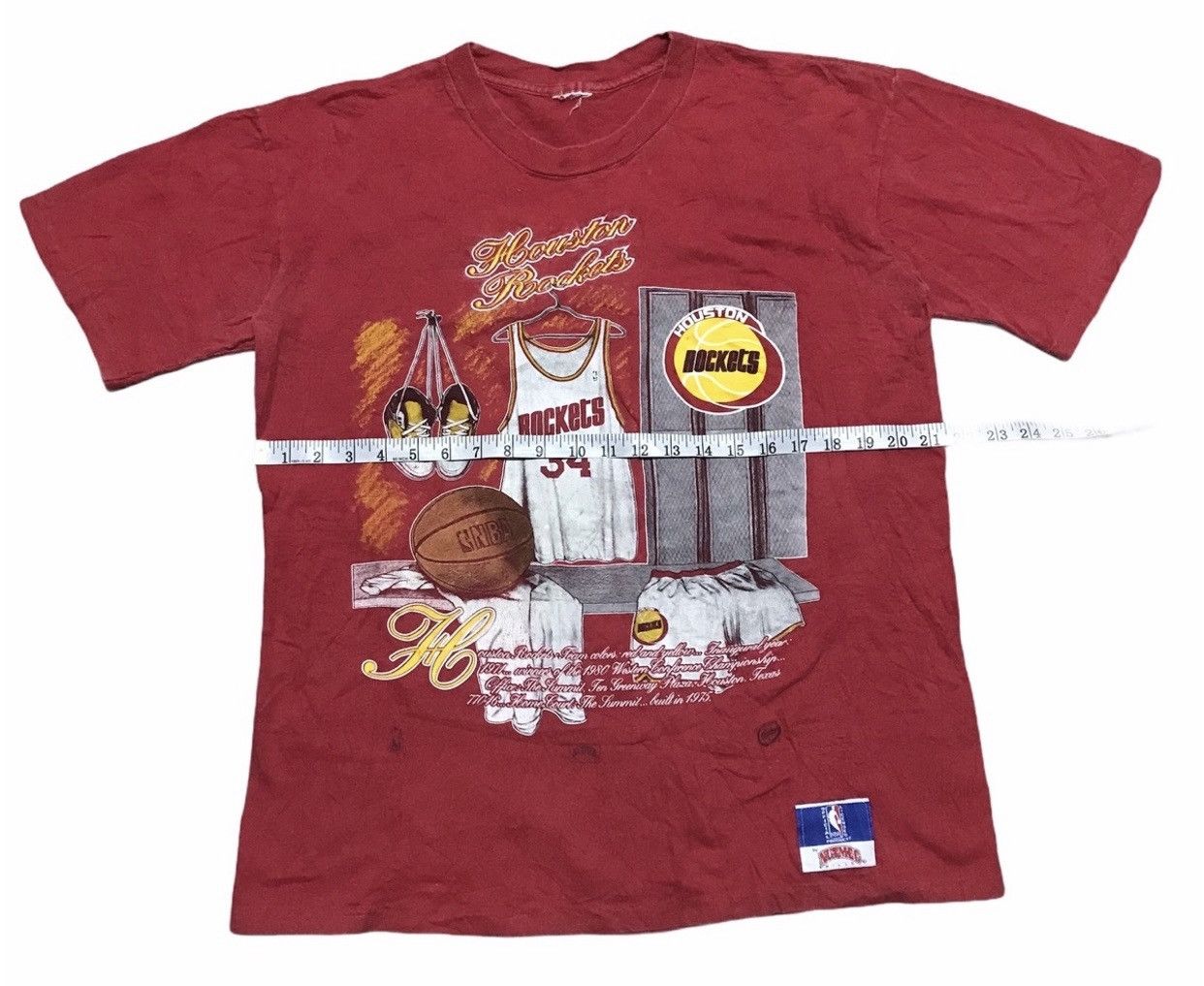 NBA × Vintage Vintage Houston rocket NBA Tee Size US L / EU 52-54 / 3 - 10 Thumbnail