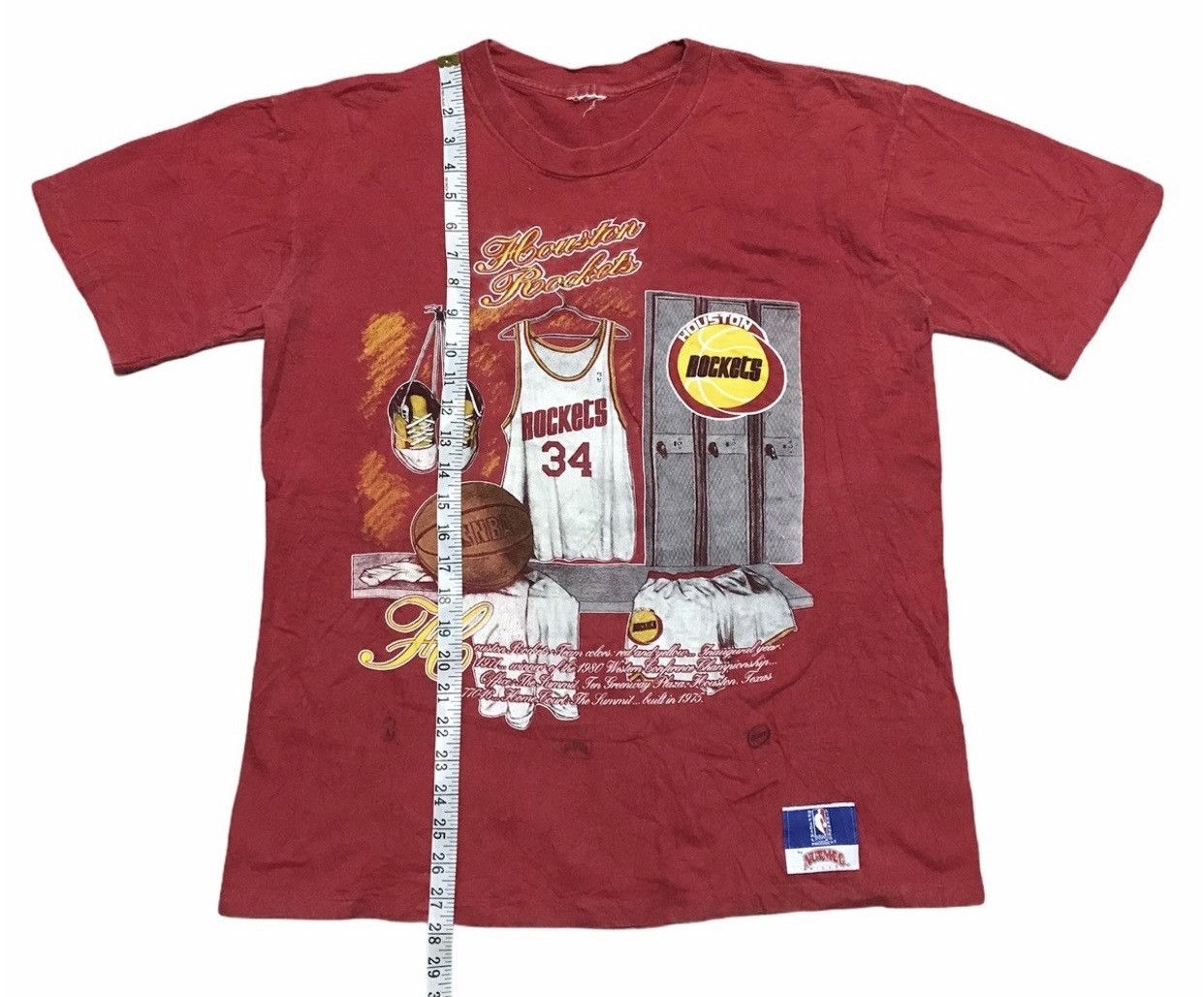 NBA × Vintage Vintage Houston rocket NBA Tee Size US L / EU 52-54 / 3 - 11 Thumbnail