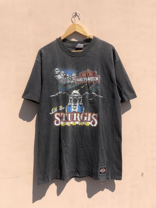 Vintage Vintage 1990 Harley Davidson Sturgis Bound Faded Tee | Grailed