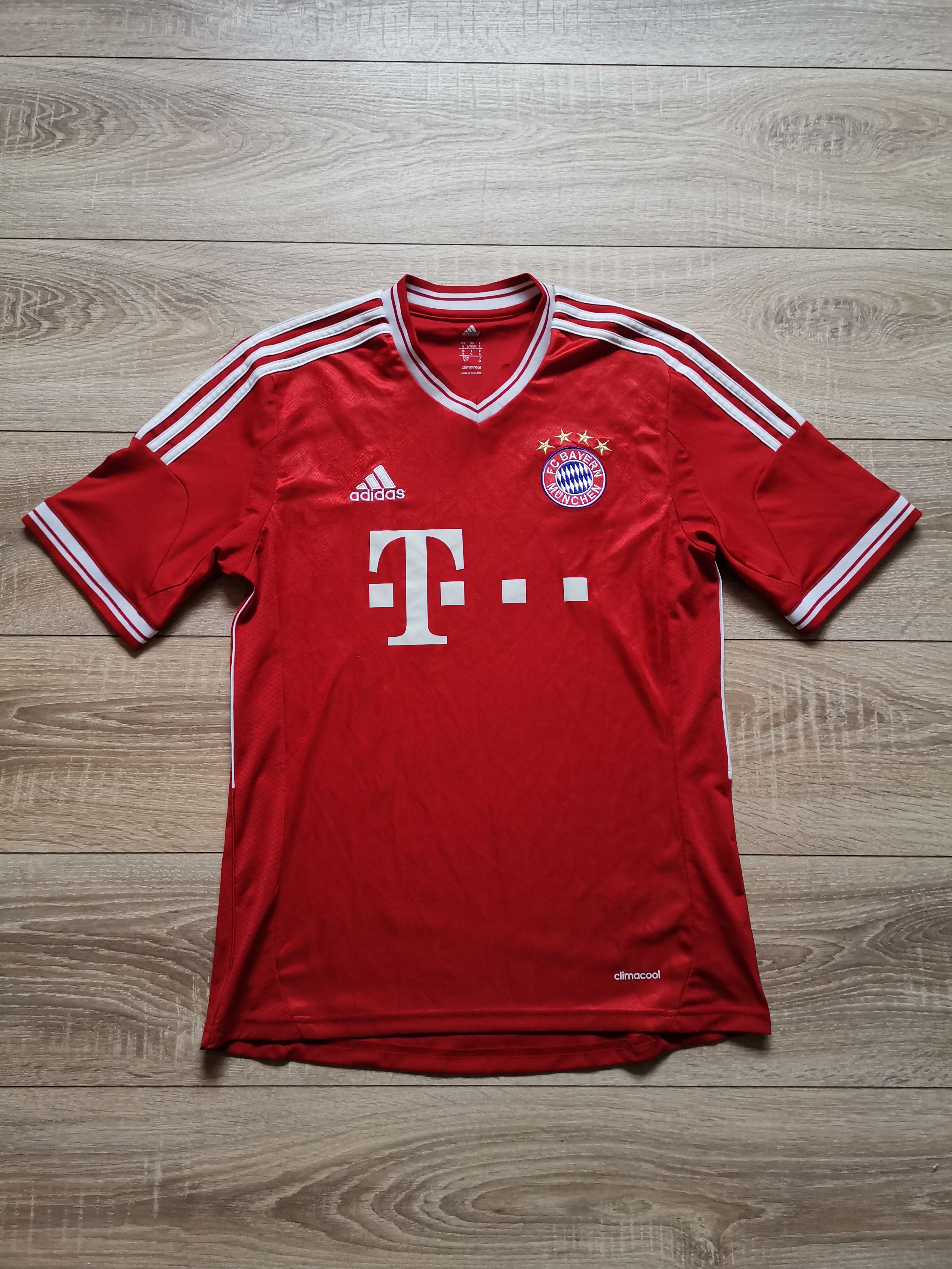 Adidas BAYERN MUNICH 2013 2014 HOME FOOTBALL SOCCER JERSEY ADIDAS Size US S / EU 44-46 / 1 - 1 Thumbnail