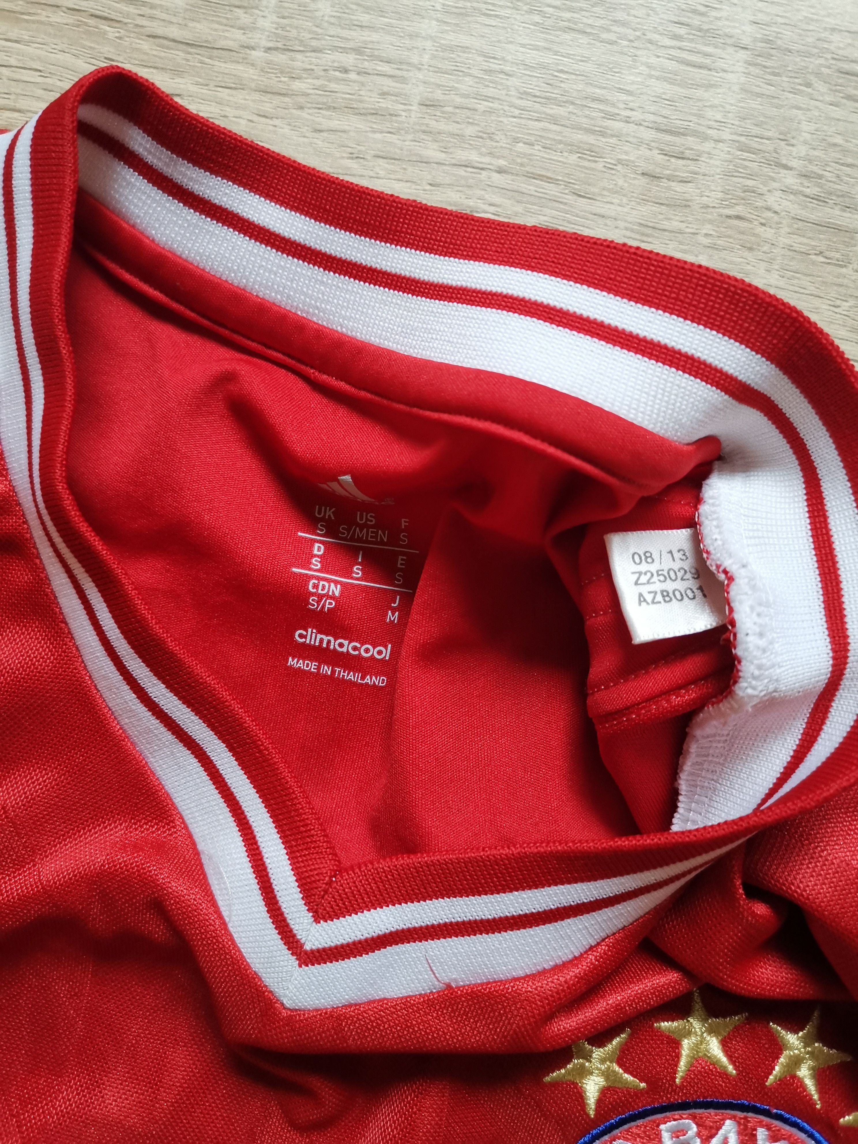 Adidas BAYERN MUNICH 2013 2014 HOME FOOTBALL SOCCER JERSEY ADIDAS Size US S / EU 44-46 / 1 - 2 Thumbnail