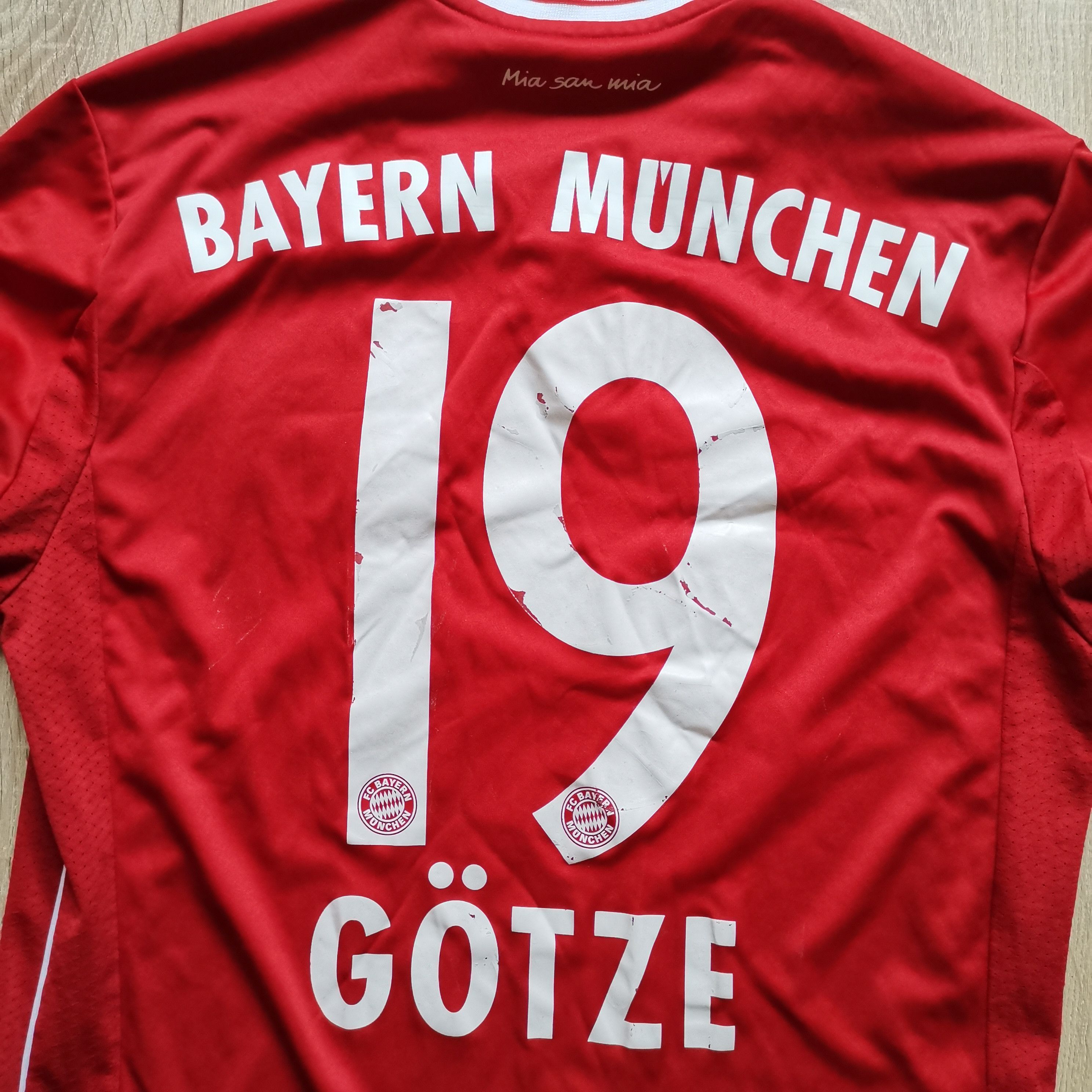 Adidas Adidas Bayern 2013 2014 #19 Mario Gotze home longsleeve Size US S / EU 44-46 / 1 - 8 Thumbnail