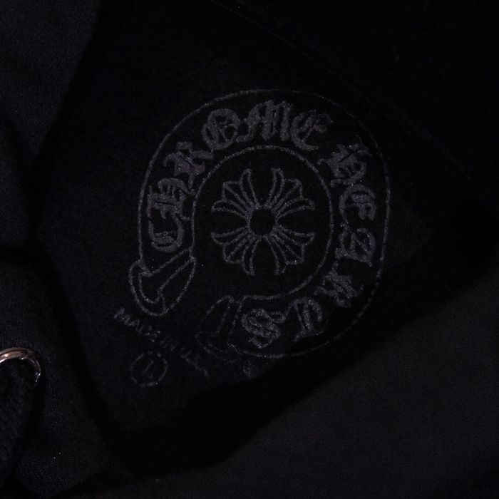 Chrome Hearts CHROME HEARTS PINK HORSESHOE THERMAL HOODIE | Grailed