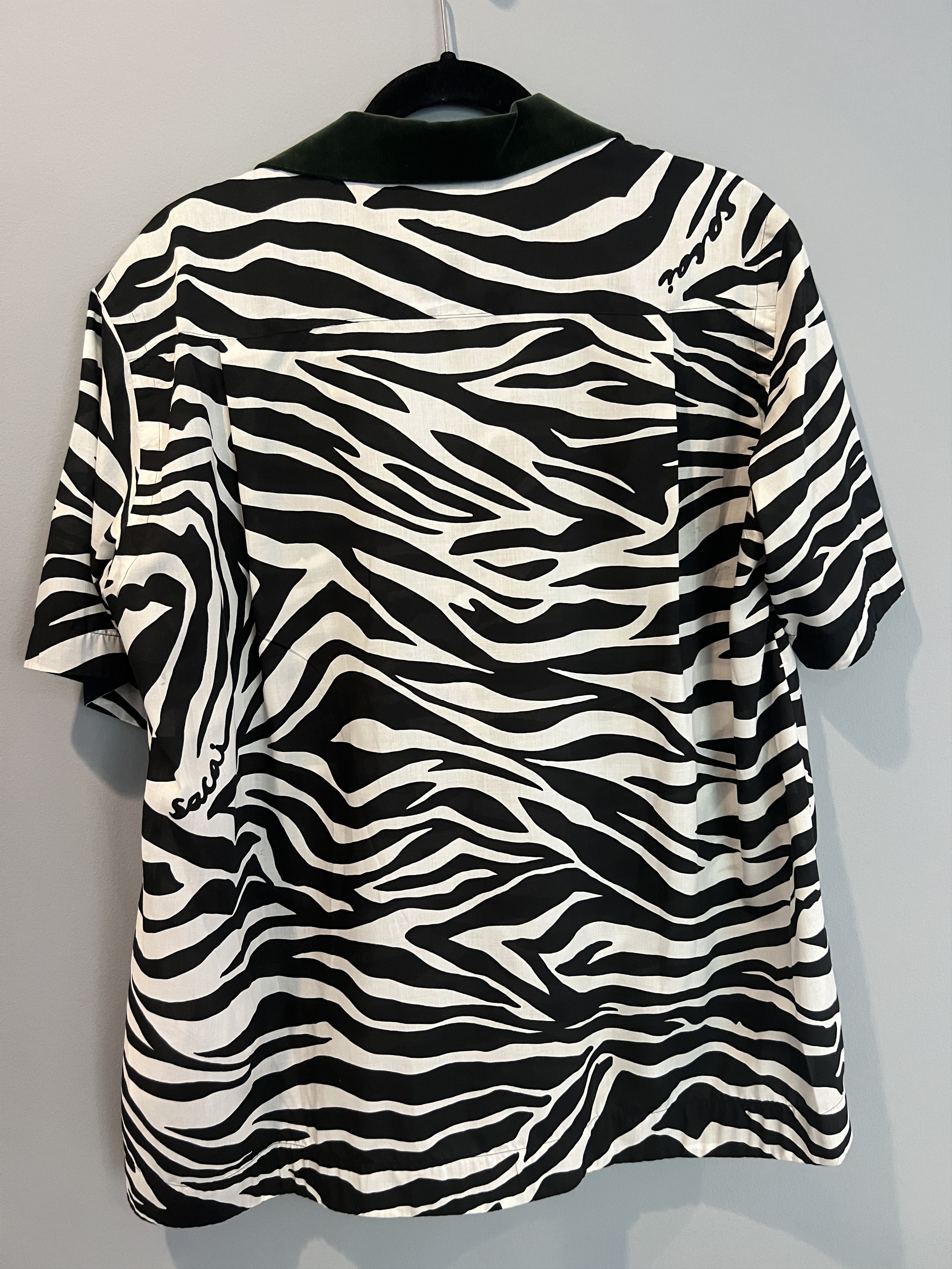 Sacai BNWT Sacai Zebra Printed Shirt (Size 1) Size US S / EU 44-46 / 1 - 2 Thumbnail