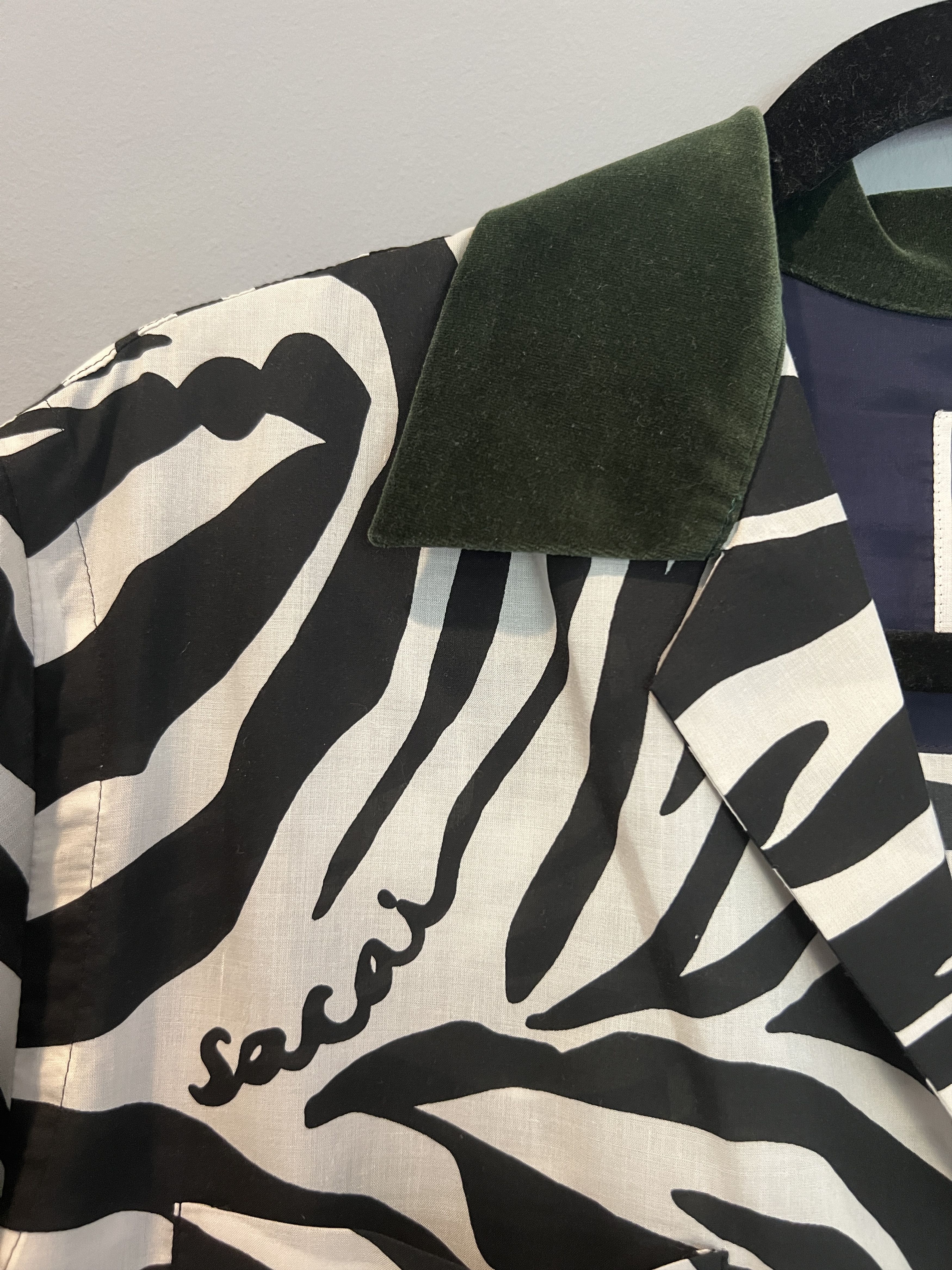 Sacai BNWT Sacai Zebra Printed Shirt (Size 1) Size US S / EU 44-46 / 1 - 10 Thumbnail