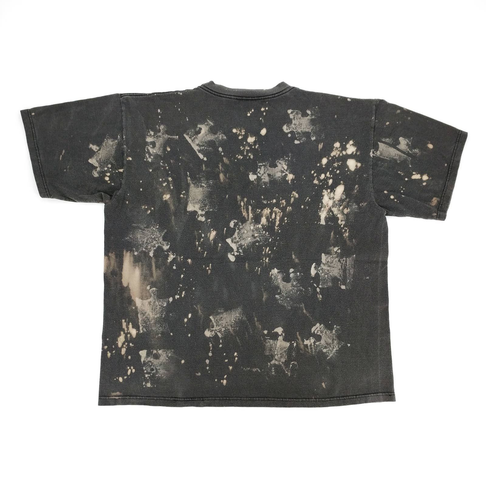 Nike × Vintage Vintage NIKE Athletics Custom Bleach T-Shirt Spellout Logo Size US L / EU 52-54 / 3 - 3 Thumbnail