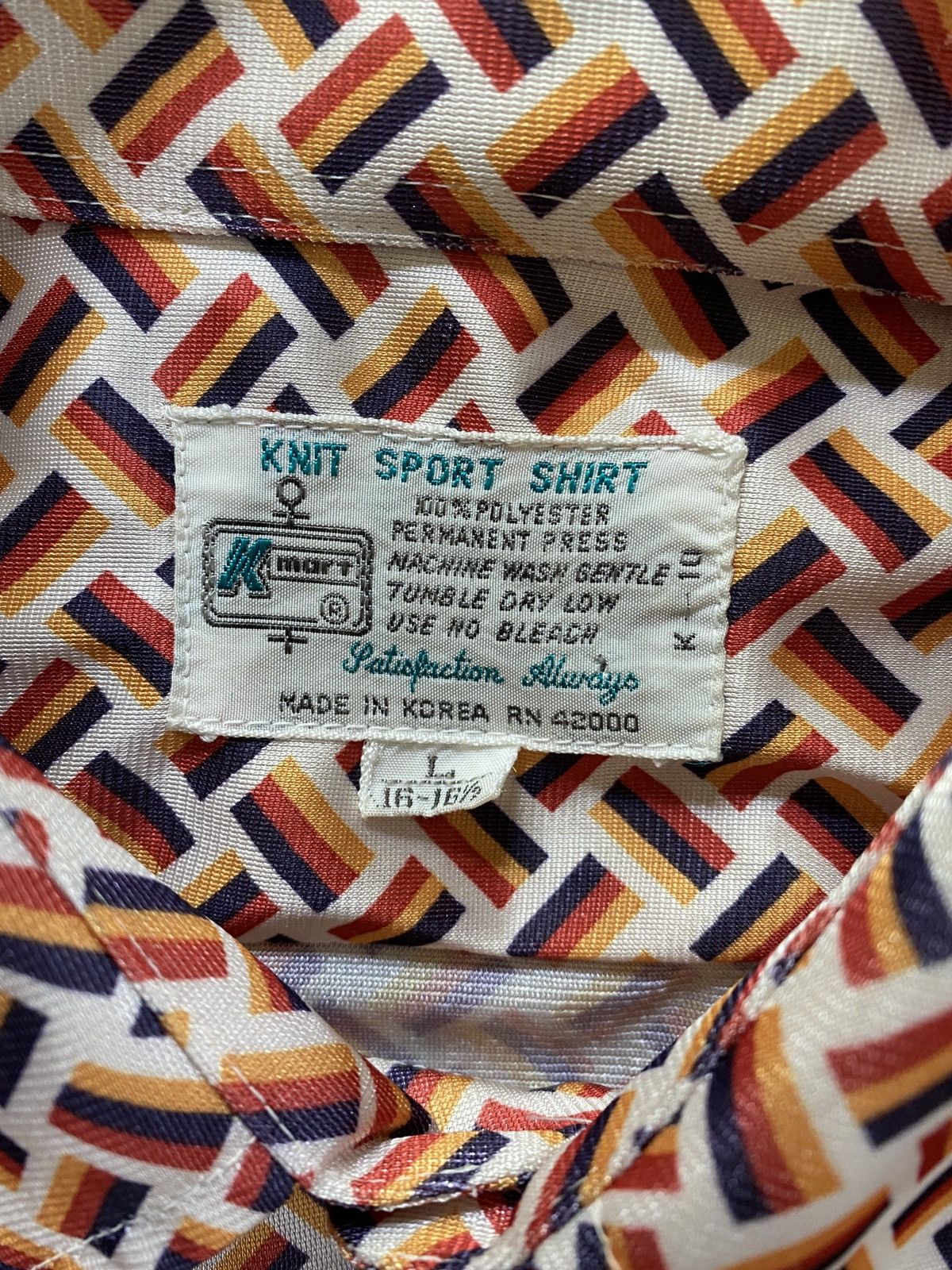 Retrofit Vintage 70’s Kmart Polyester Long Sleeve Button Up Size US L / EU 52-54 / 3 - 7 Thumbnail
