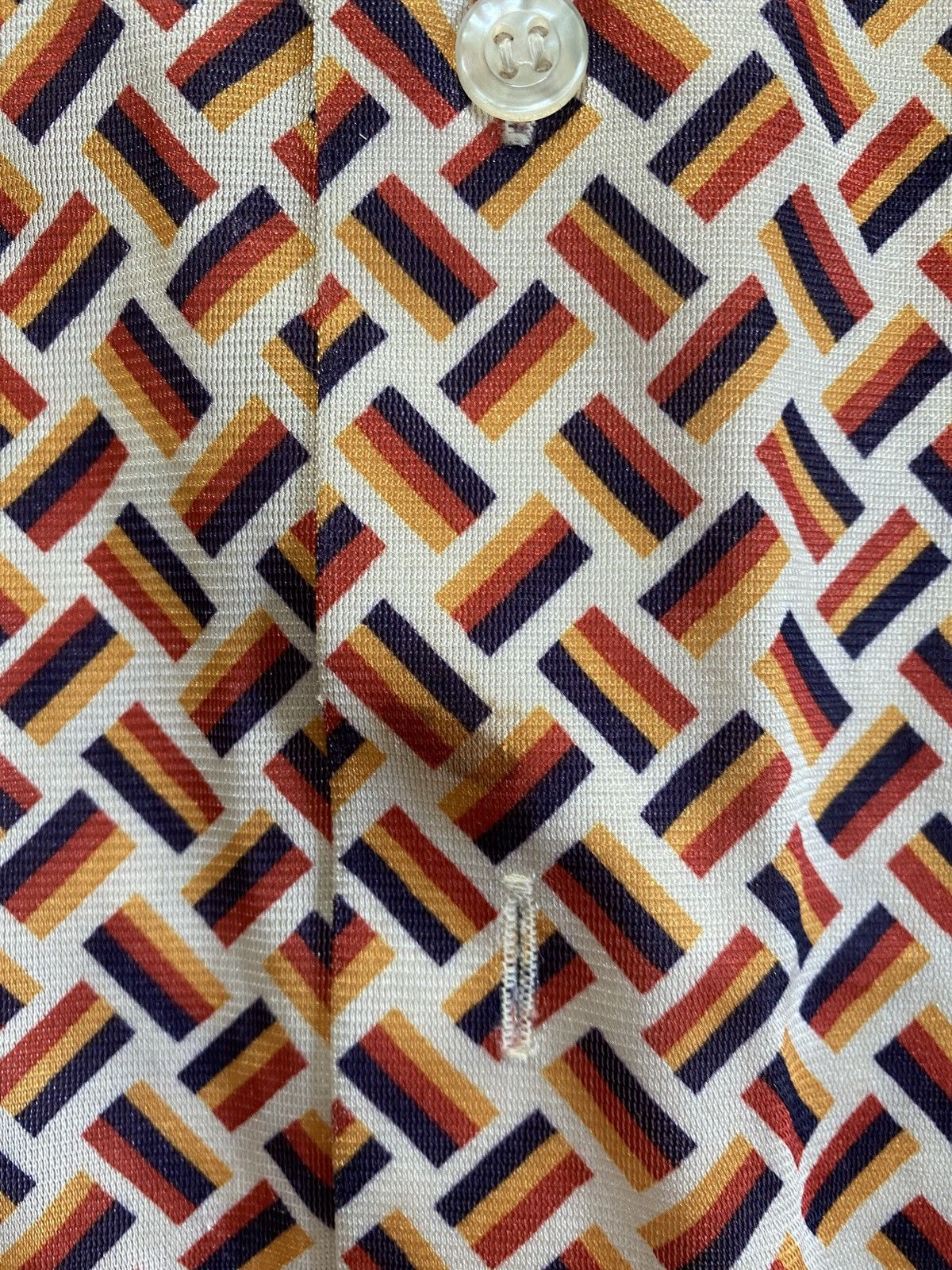 Retrofit Vintage 70’s Kmart Polyester Long Sleeve Button Up Size US L / EU 52-54 / 3 - 5 Thumbnail