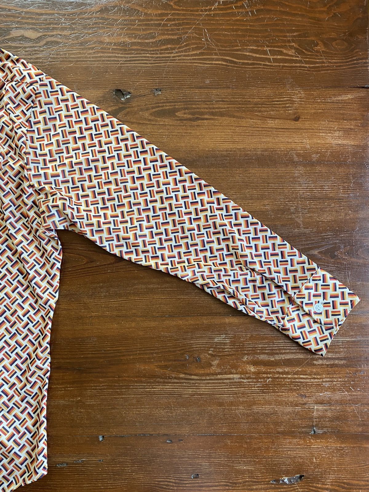 Retrofit Vintage 70’s Kmart Polyester Long Sleeve Button Up Size US L / EU 52-54 / 3 - 13 Thumbnail