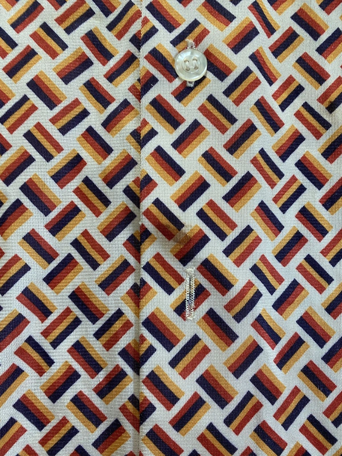 Retrofit Vintage 70’s Kmart Polyester Long Sleeve Button Up Size US L / EU 52-54 / 3 - 4 Thumbnail