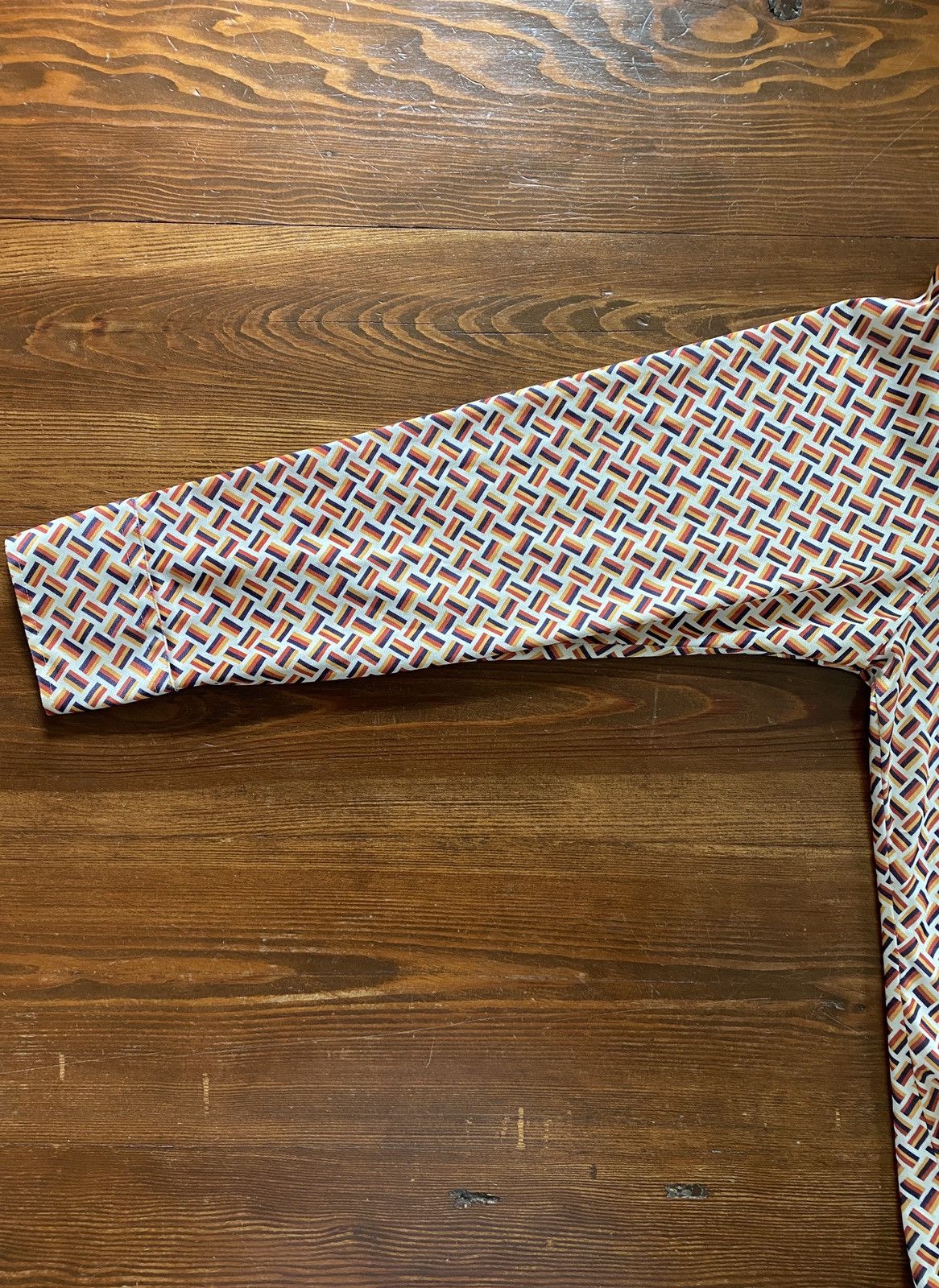Retrofit Vintage 70’s Kmart Polyester Long Sleeve Button Up Size US L / EU 52-54 / 3 - 11 Thumbnail