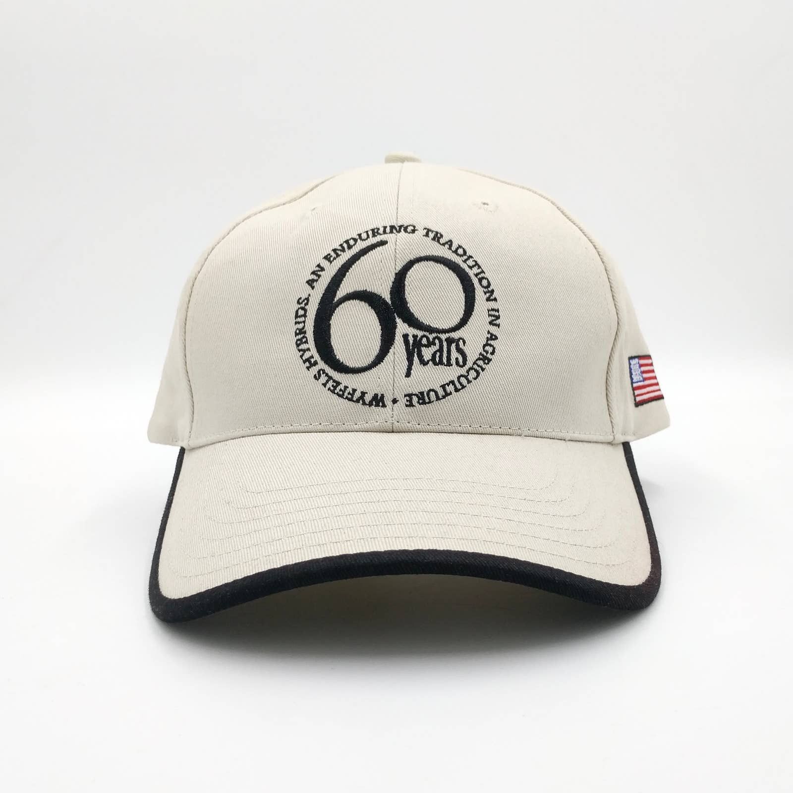 Vintage 60 Years Wyffels Hybrids Trucker Hat Agriculture Farm Seed Size ONE SIZE - 2 Thumbnail