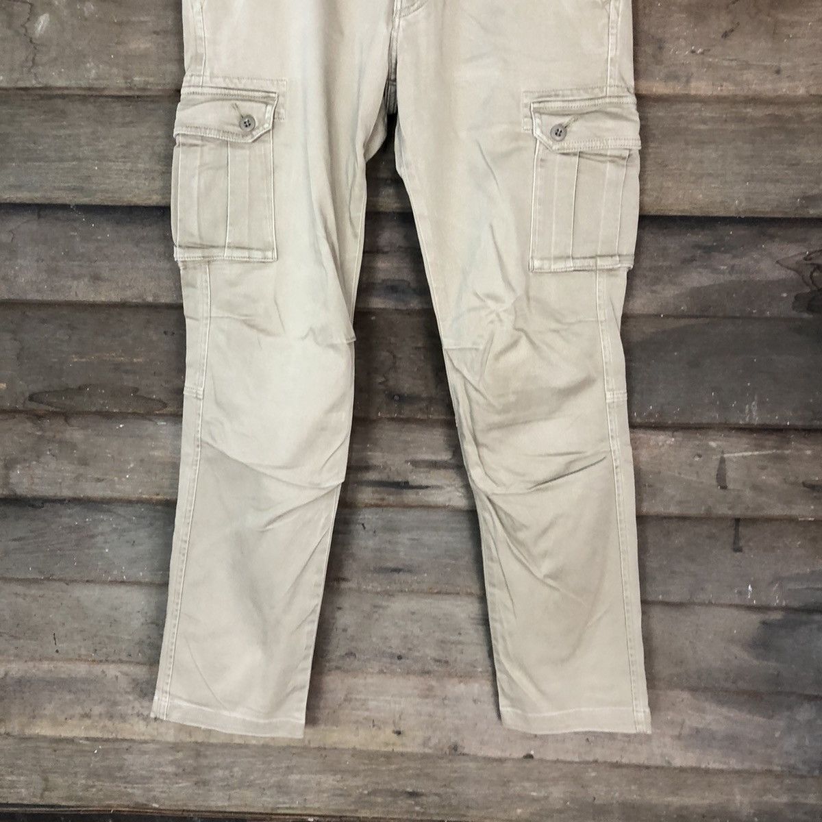 Japanese Brand DLL Green Label Brown multipocket tactical Cargo Pants #2365 Size US 29 - 3 Thumbnail