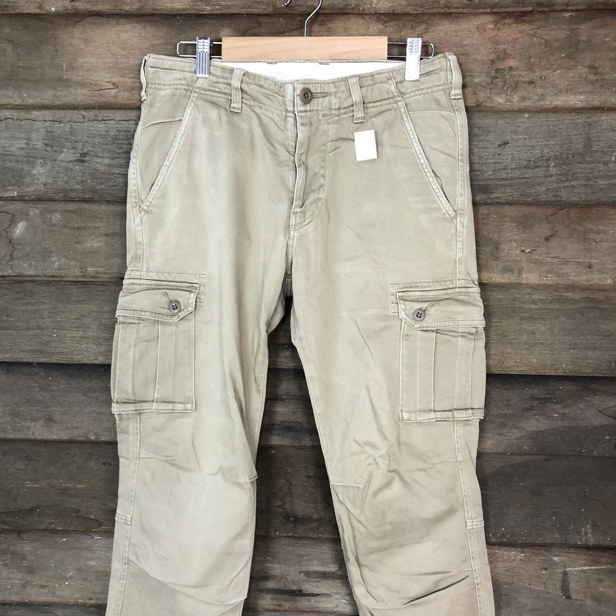Japanese Brand DLL Green Label Brown multipocket tactical Cargo Pants #2365 Size US 29 - 2 Thumbnail