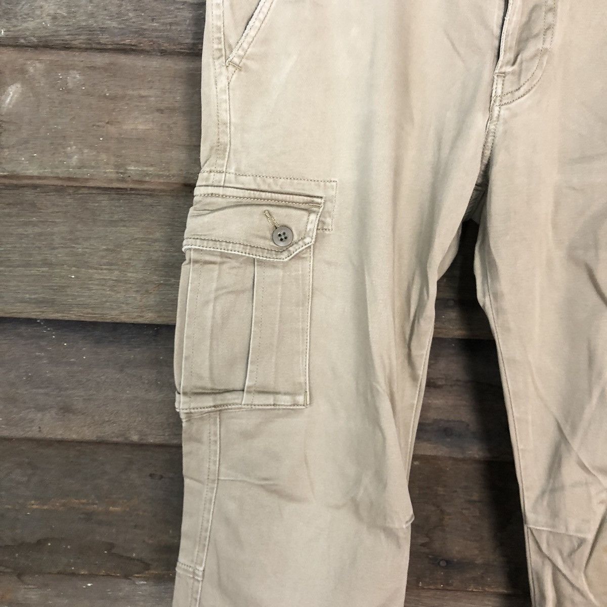 Japanese Brand DLL Green Label Brown multipocket tactical Cargo Pants #2365 Size US 29 - 6 Thumbnail