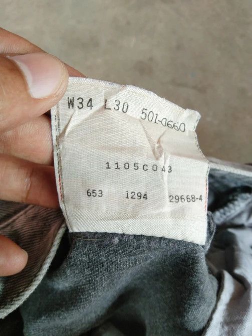 Levi's 90s Vintage Levi's 501 Made In USA Distressed Jeans 33x30 Size US 31 - 13 Thumbnail