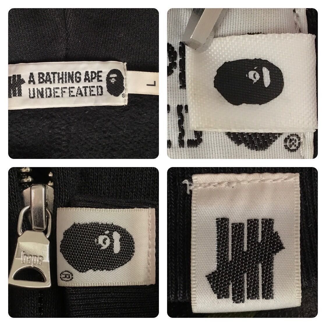 Bape × Undefeated BAPE × undefeated shark full zip hoodie a bathing ape Size US L / EU 52-54 / 3 - 8 Thumbnail