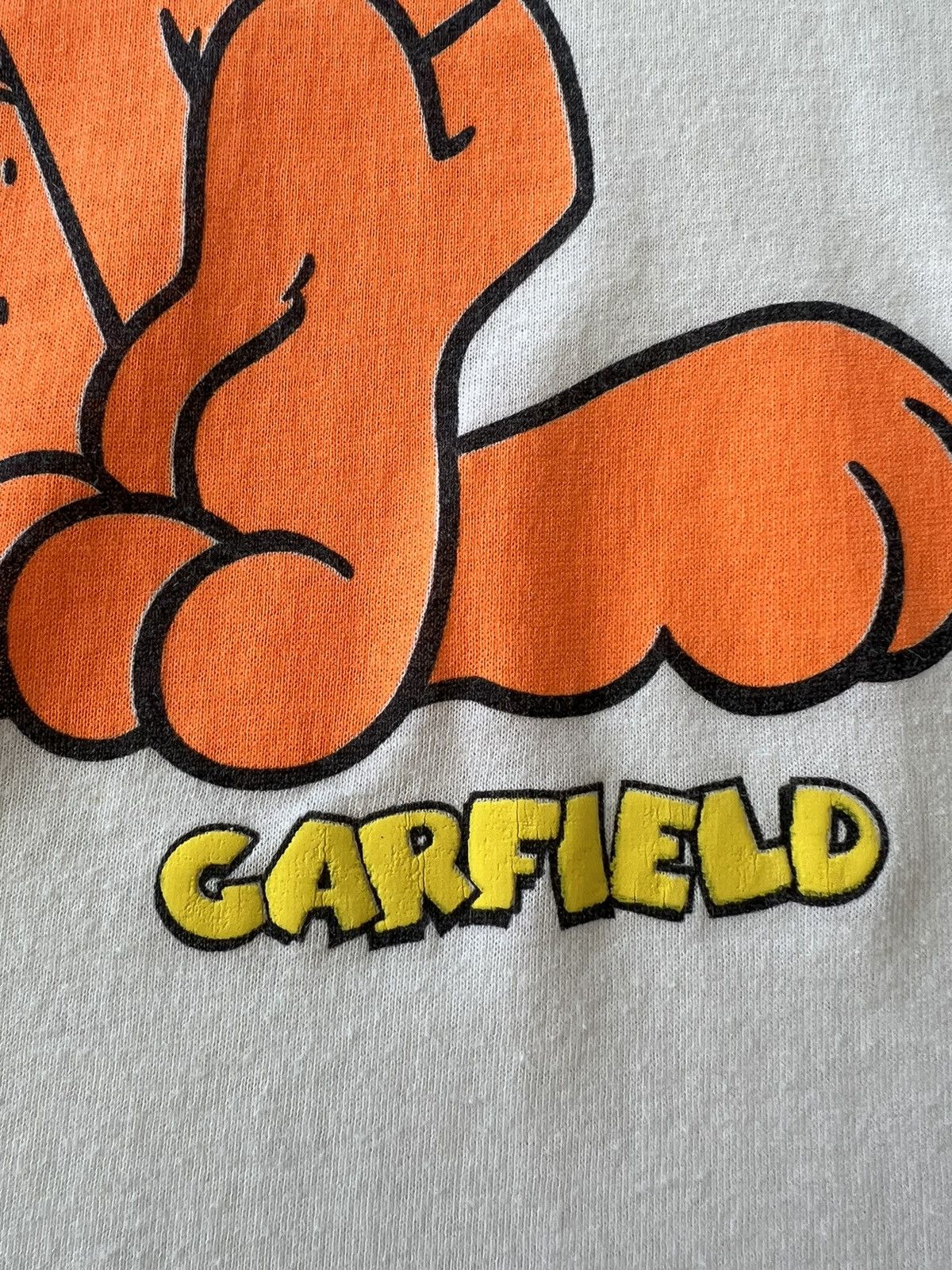 Cartoon Network Vintage 80s Garfield New York White Tee (Calvin and Hobbes) Size US L / EU 52-54 / 3 - 7 Thumbnail