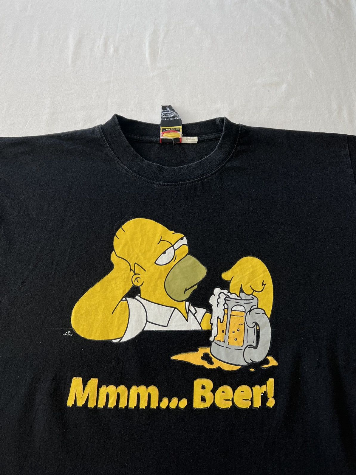 Band Tees Vintage 2002 The Simpsons Homer Beer Tee (King of the Hill) Size US L / EU 52-54 / 3 - 3 Thumbnail