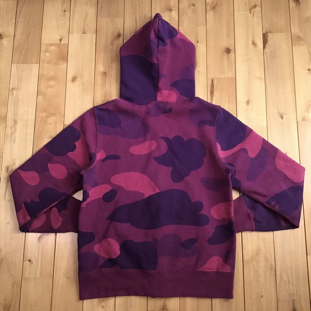 Bape BAPE giant Purple camo full zip hoodie a bathing ape Size US S / EU 44-46 / 1 - 2 Thumbnail