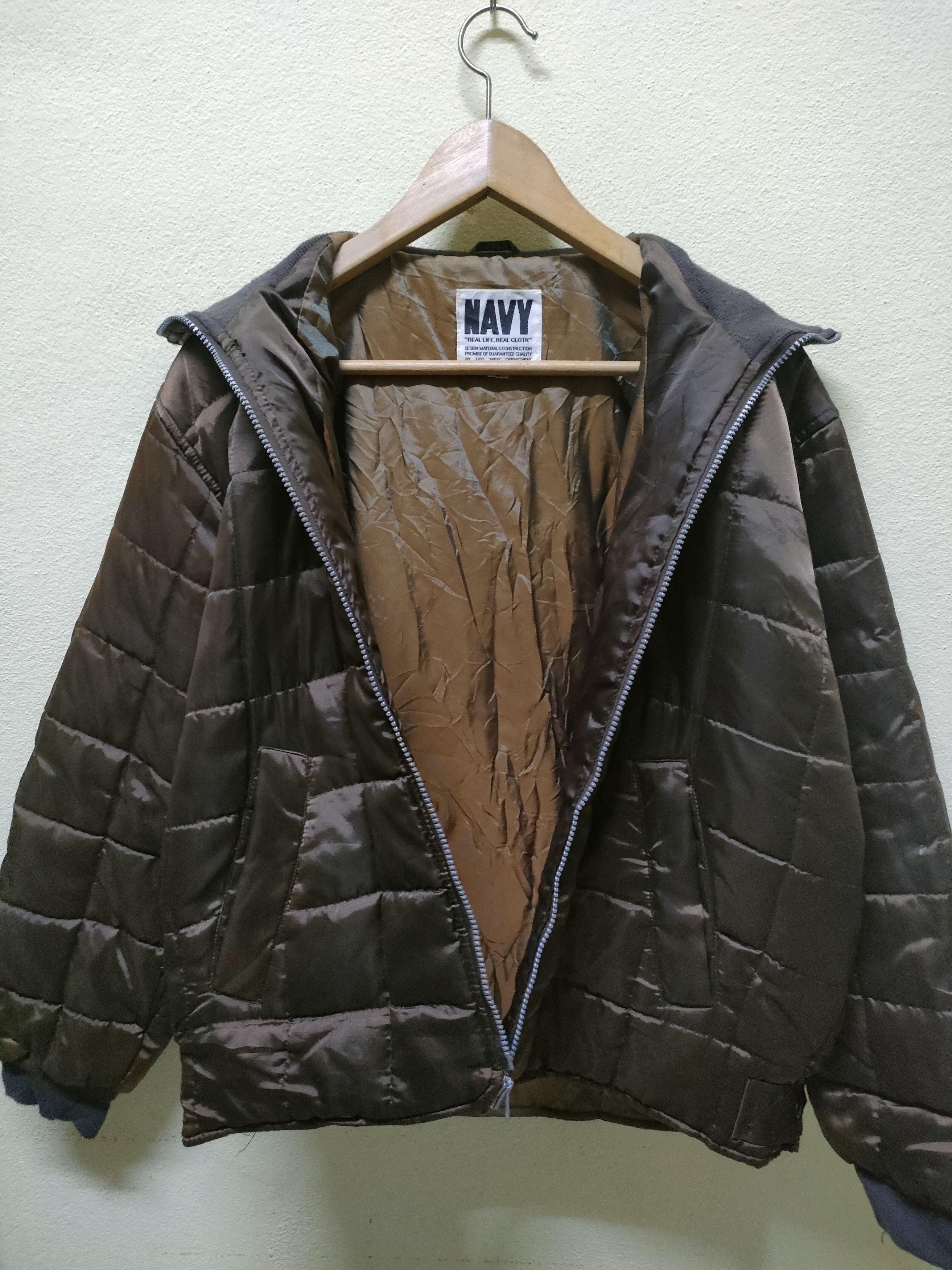 Japanese Brand 💥 Best Offer 💥 Navy Quilted Jacket Size US M / EU 48-50 / 2 - 5 Thumbnail
