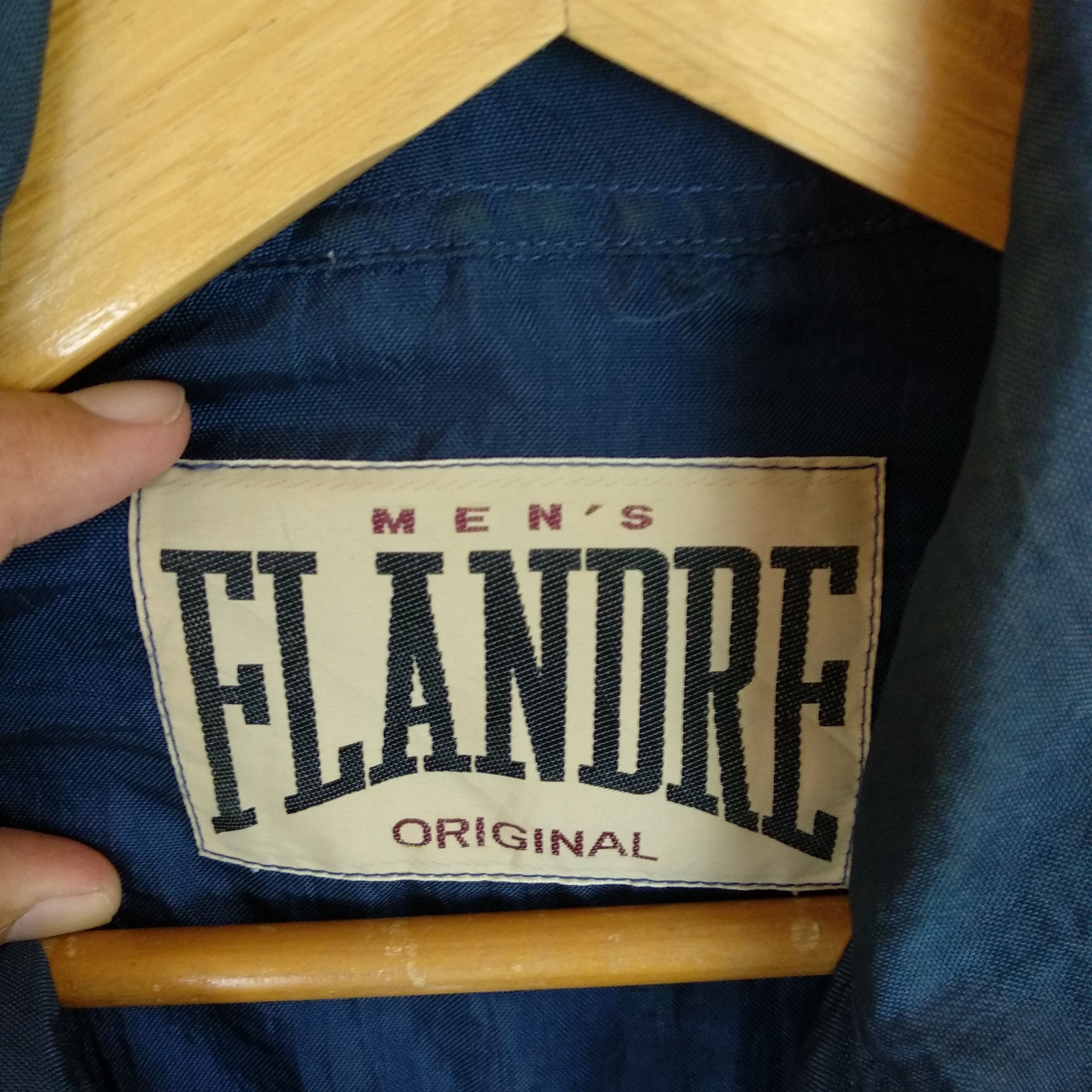 Japanese Brand MEN'S FLANDRE Big Logo Bomber Style Flight Jacket Size US XL / EU 56 / 4 - 11 Thumbnail