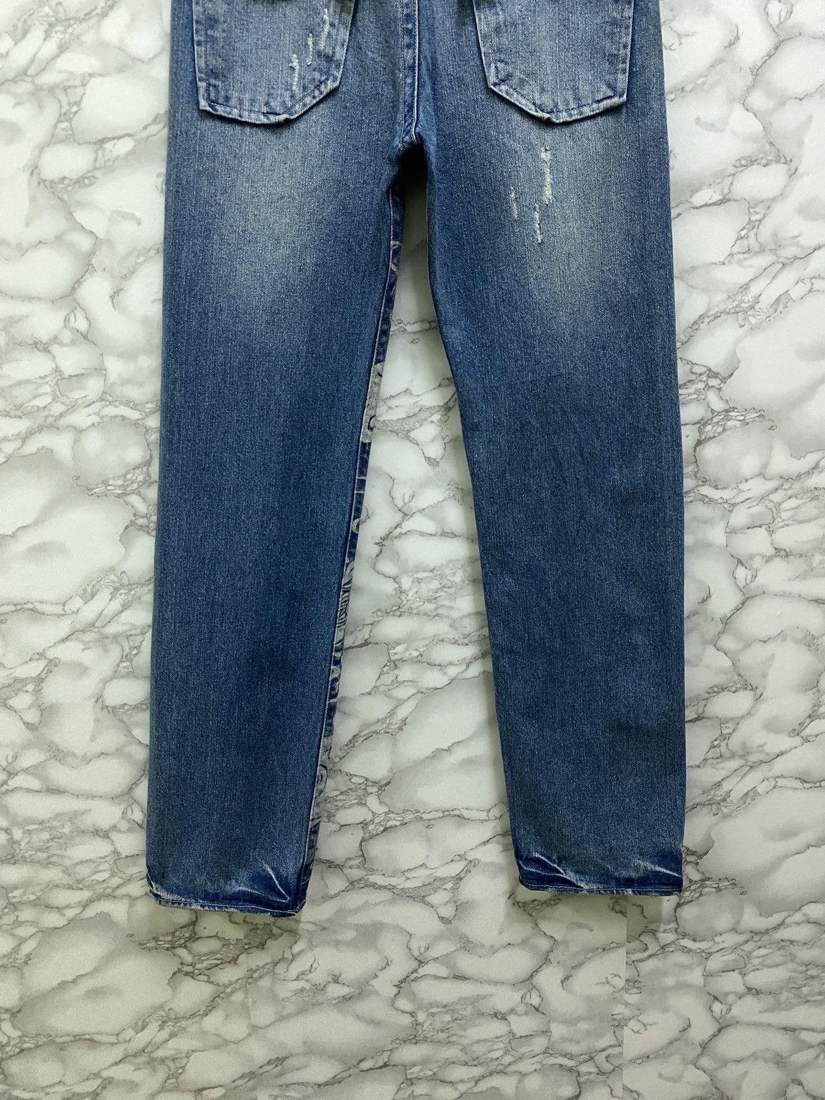 Japanese Brand × Vintage Vintage KARAKURI TAMASHI 🐉 Acid Wash Rare Design Denim Size US 29 - 12 Thumbnail