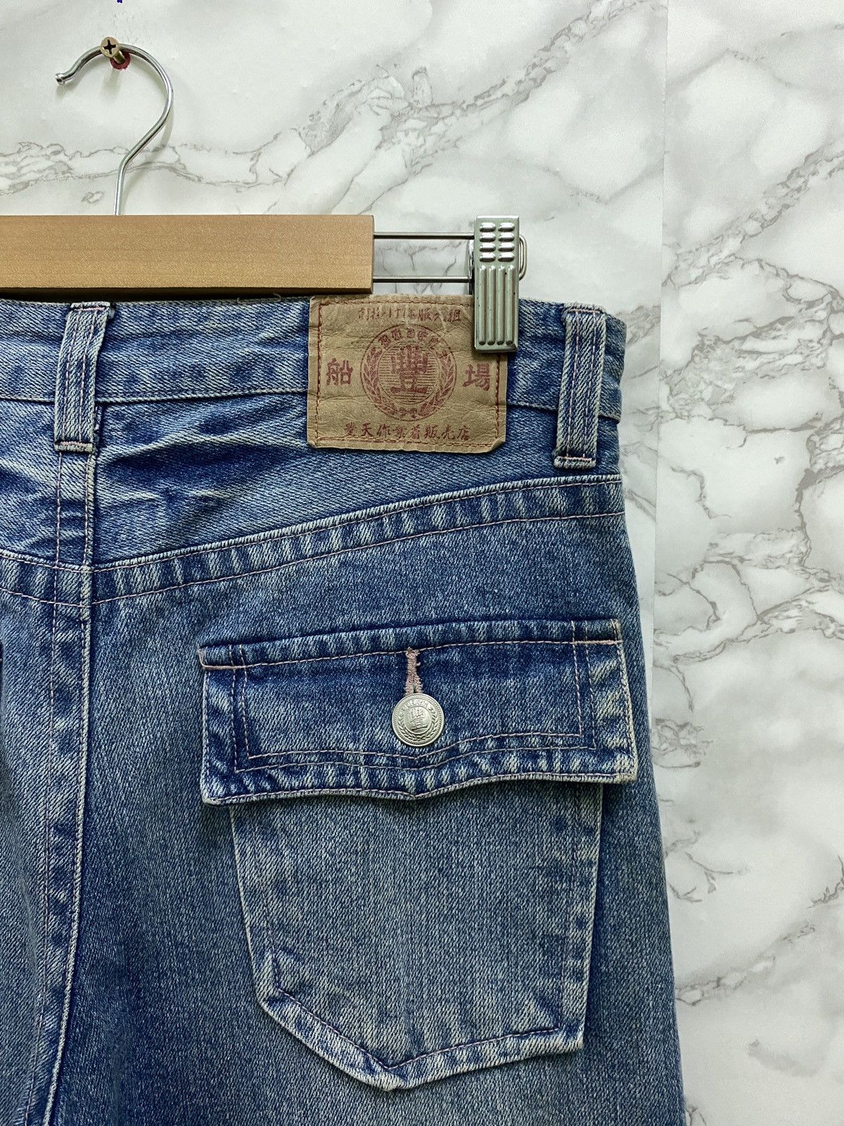 Japanese Brand × Vintage Vintage KARAKURI TAMASHI 🐉 Acid Wash Rare Design Denim Size US 29 - 13 Thumbnail