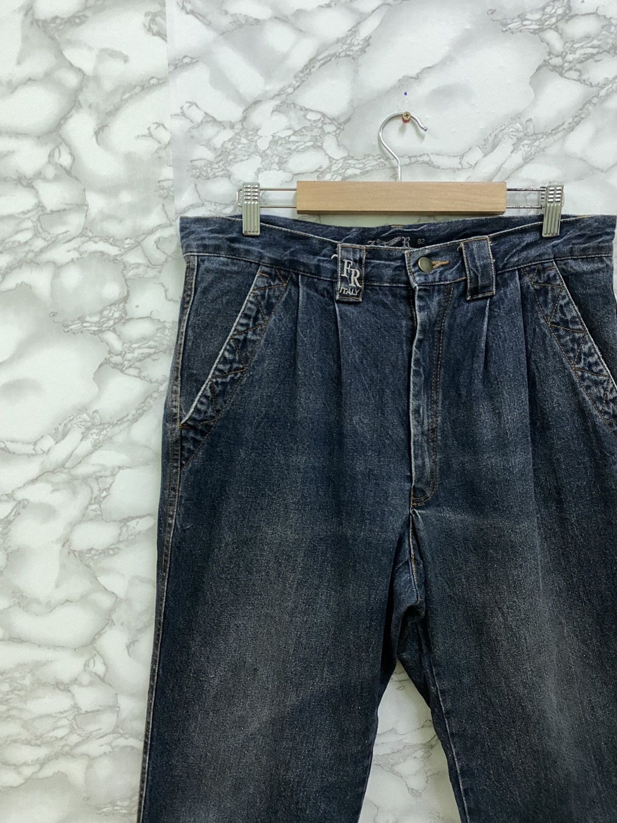 Vintage VINTAGE FERNAND RAZZINI BAGGY DENIM Size US 31 - 4 Thumbnail