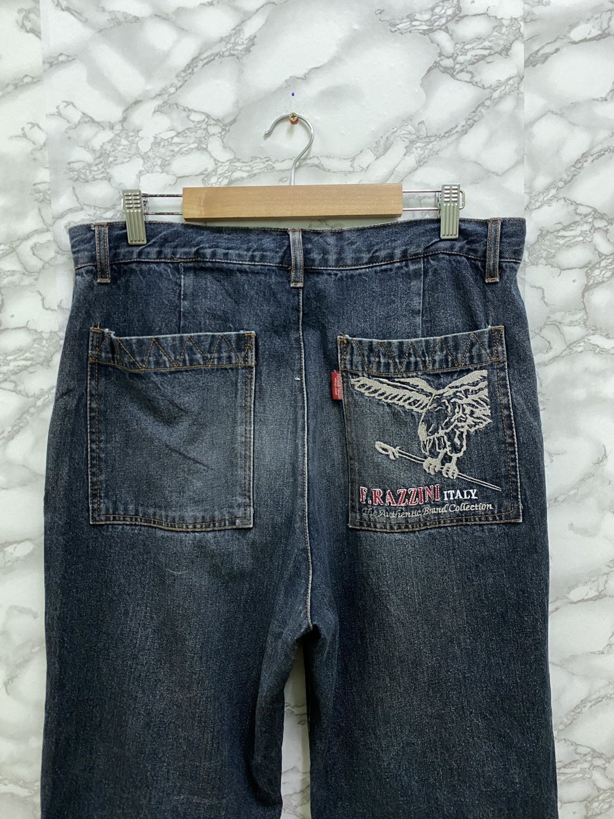 Vintage VINTAGE FERNAND RAZZINI BAGGY DENIM Size US 31 - 8 Thumbnail