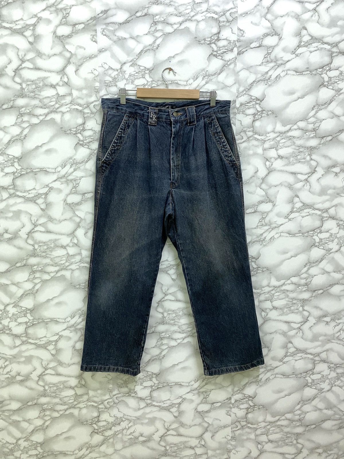 Vintage VINTAGE FERNAND RAZZINI BAGGY DENIM Size US 31 - 2 Thumbnail