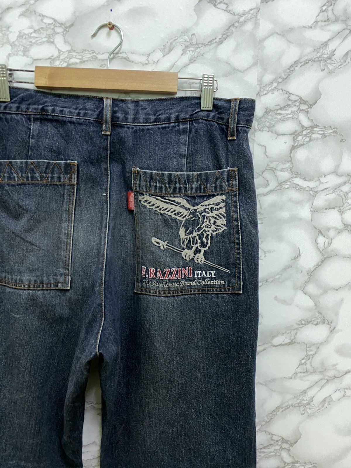 Vintage VINTAGE FERNAND RAZZINI BAGGY DENIM Size US 31 - 10 Thumbnail