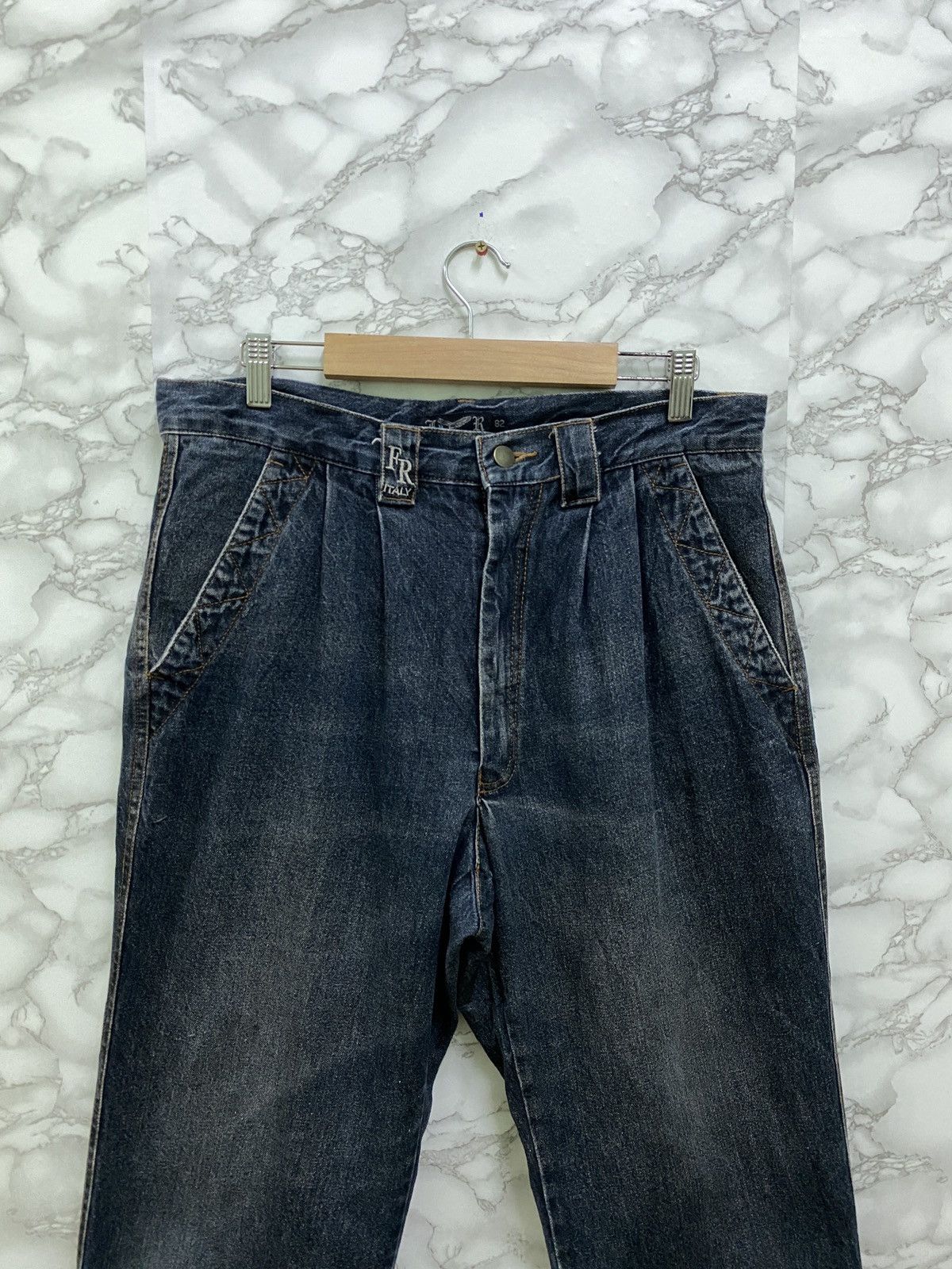 Vintage VINTAGE FERNAND RAZZINI BAGGY DENIM Size US 31 - 3 Thumbnail
