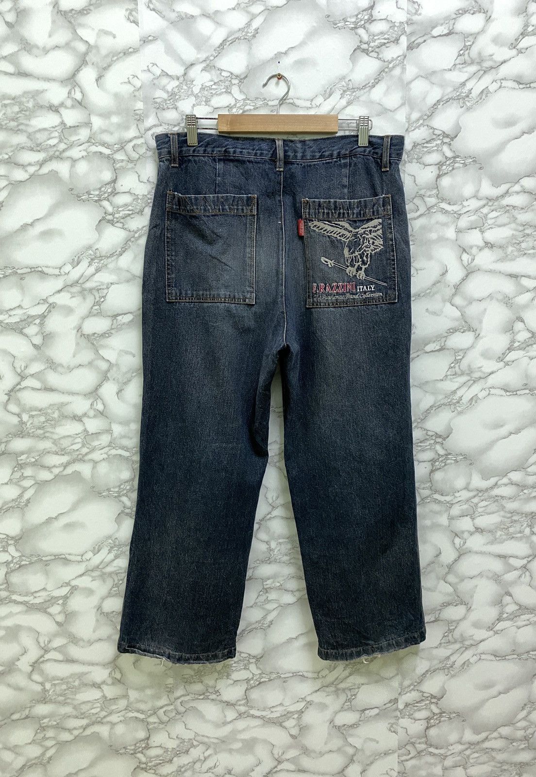 Vintage VINTAGE FERNAND RAZZINI BAGGY DENIM Size US 31 - 1 Thumbnail