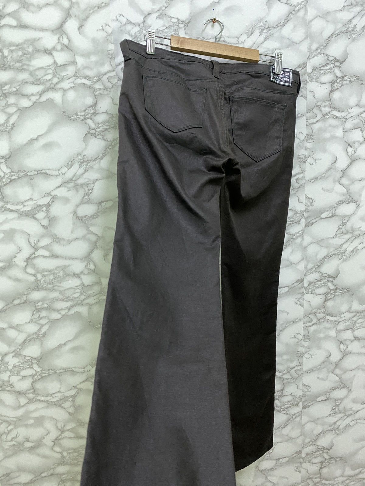 Japanese Brand × Other Famous BACK NUMBER Japan Waxed Low Rise Denim Pant Size US 30 / EU 46 - 13 Thumbnail