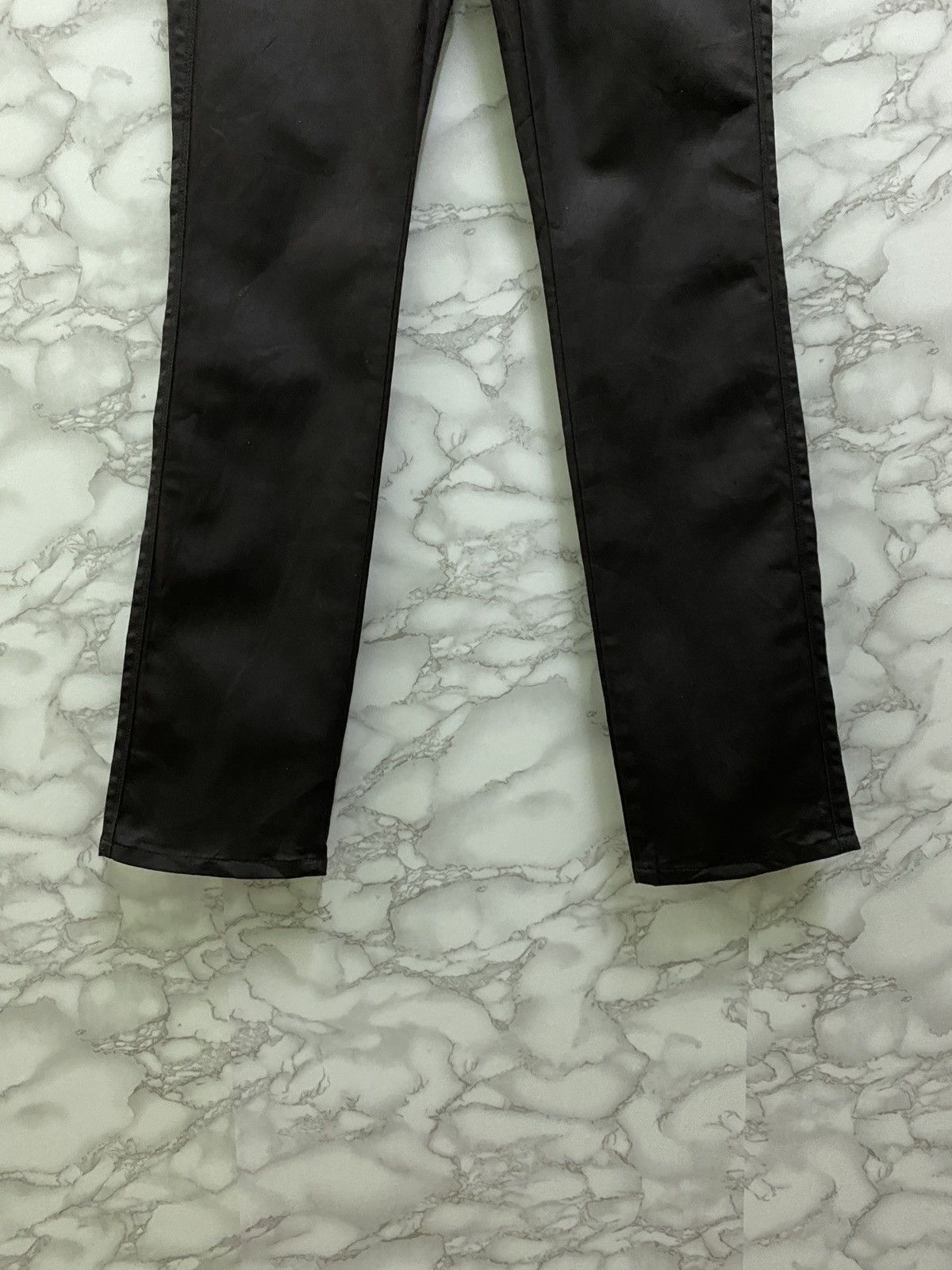 Japanese Brand × Other Famous BACK NUMBER Japan Waxed Low Rise Denim Pant Size US 30 / EU 46 - 6 Thumbnail