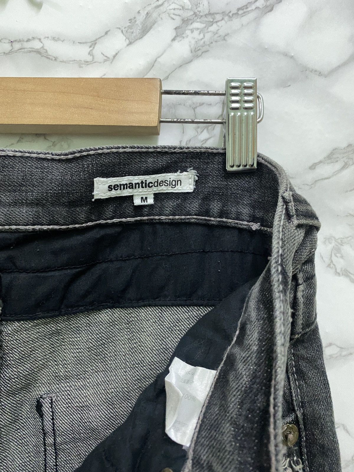 If Six Was Nine × Japanese Brand × Le Grande Bleu (L.G.B.) Vintage SEMANTIC DESIGN Seditionaries Studed Anarchism Denim Size US 28 / EU 44 - 14 Thumbnail
