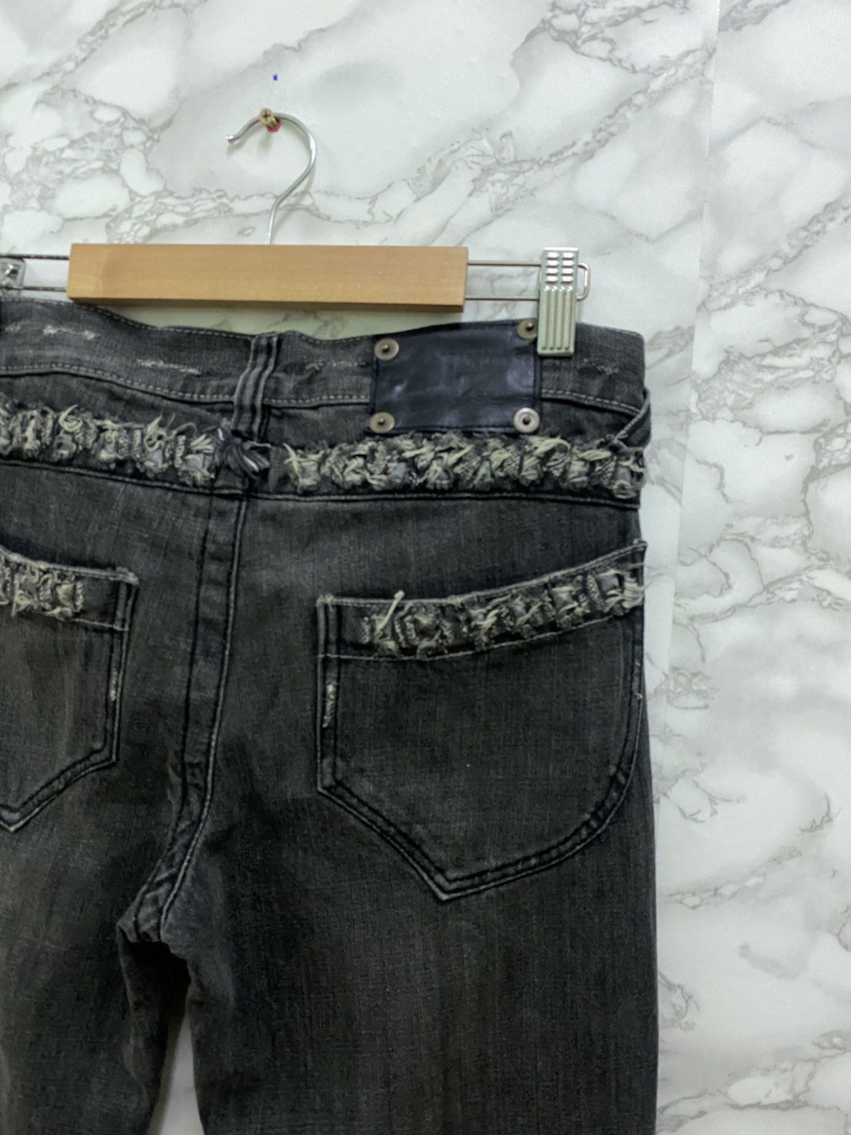 If Six Was Nine × Japanese Brand × Le Grande Bleu (L.G.B.) Vintage SEMANTIC DESIGN Seditionaries Studed Anarchism Denim Size US 28 / EU 44 - 10 Thumbnail