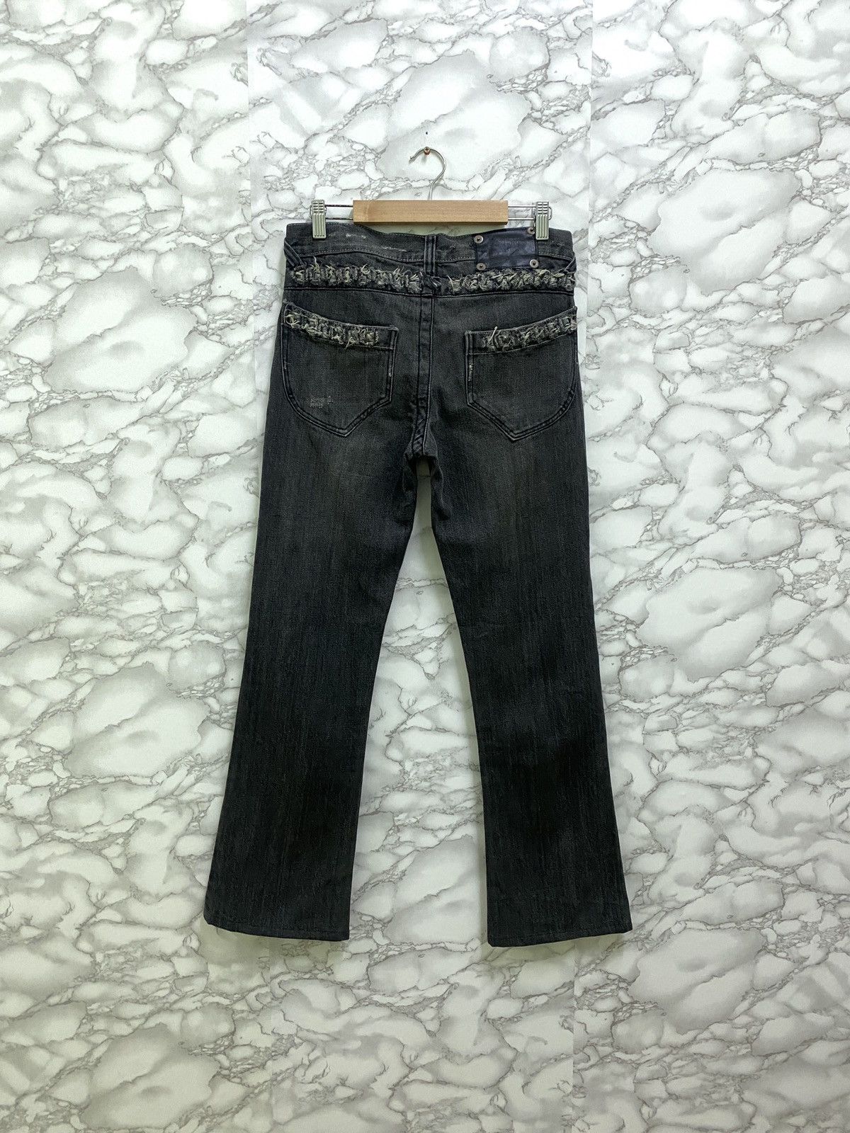 If Six Was Nine × Japanese Brand × Le Grande Bleu (L.G.B.) Vintage SEMANTIC DESIGN Seditionaries Studed Anarchism Denim Size US 28 / EU 44 - 2 Thumbnail