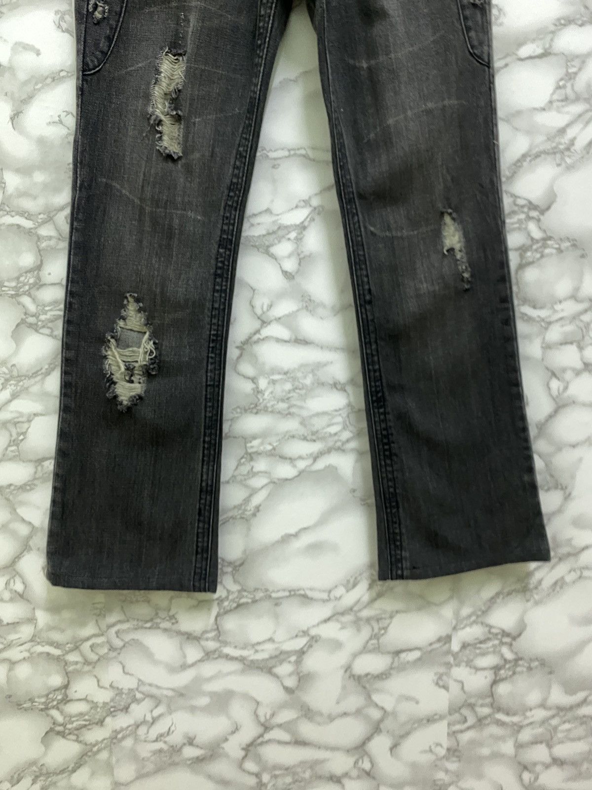 If Six Was Nine × Japanese Brand × Le Grande Bleu (L.G.B.) Vintage SEMANTIC DESIGN Seditionaries Studed Anarchism Denim Size US 28 / EU 44 - 6 Thumbnail