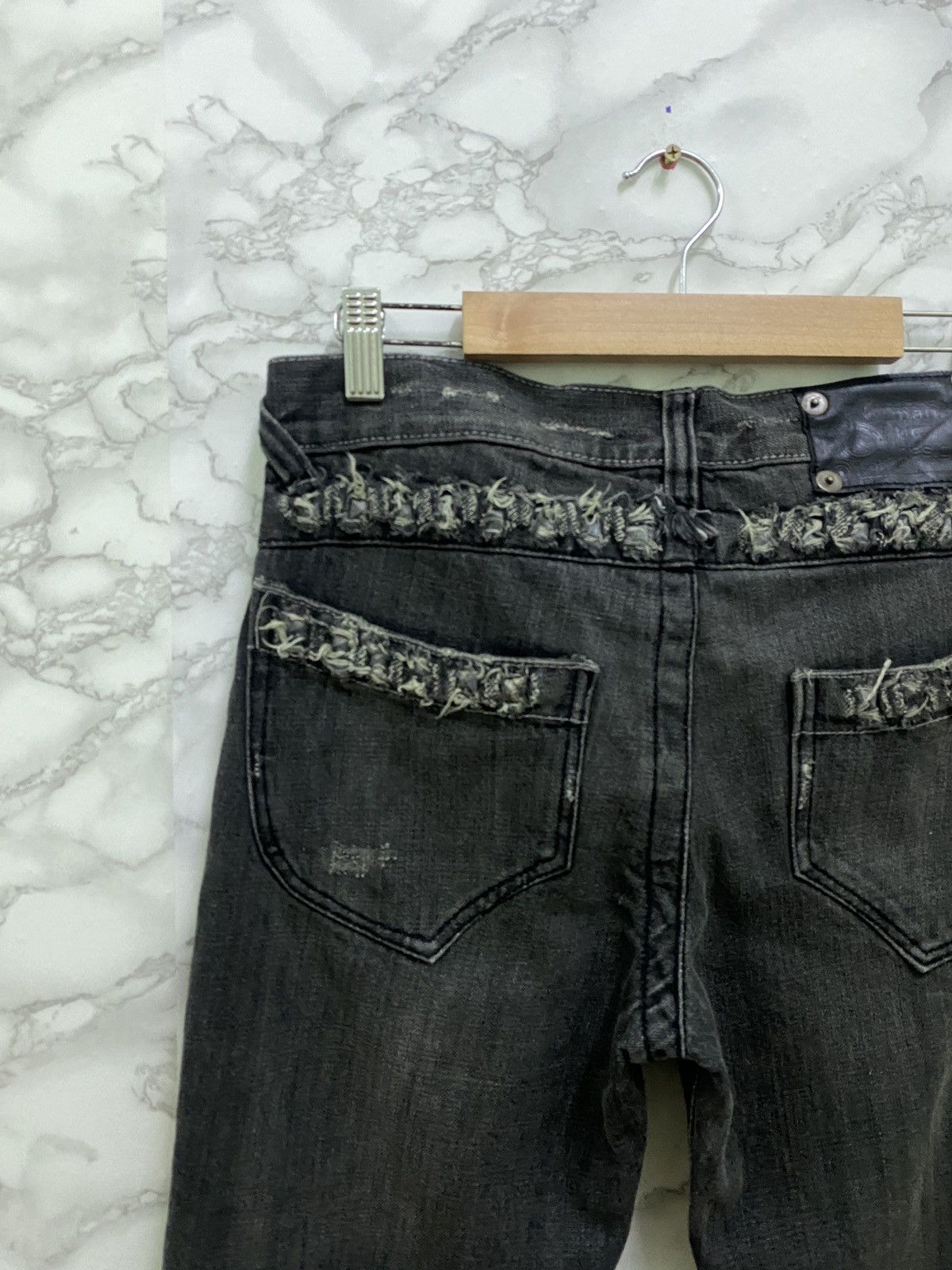 If Six Was Nine × Japanese Brand × Le Grande Bleu (L.G.B.) Vintage SEMANTIC DESIGN Seditionaries Studed Anarchism Denim Size US 28 / EU 44 - 9 Thumbnail