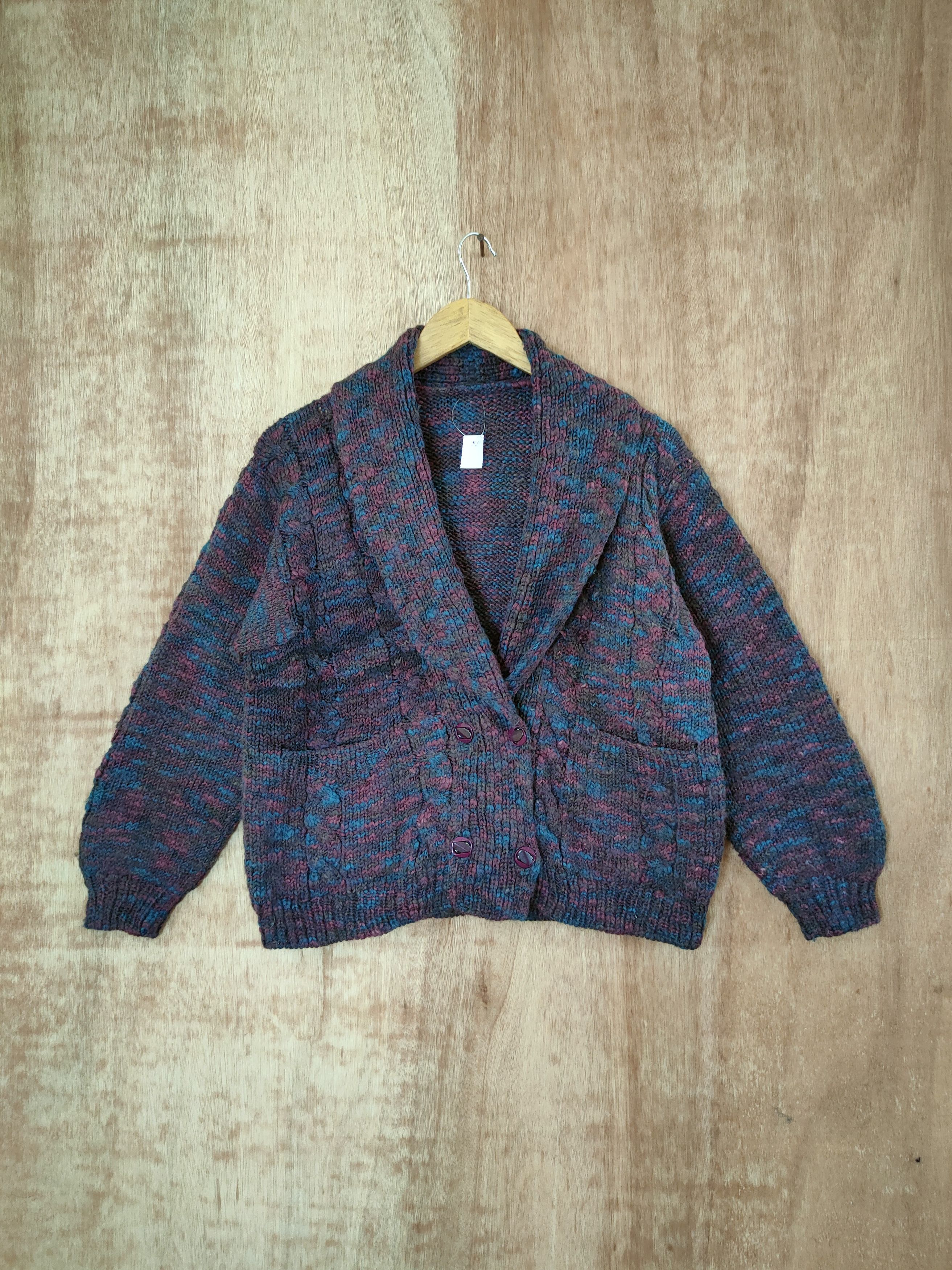Aran Isles Knitwear × Handmade Japan Handmade cardigan aran isle knitwear #46-590 Size US S / EU 44-46 / 1 - 1 Thumbnail