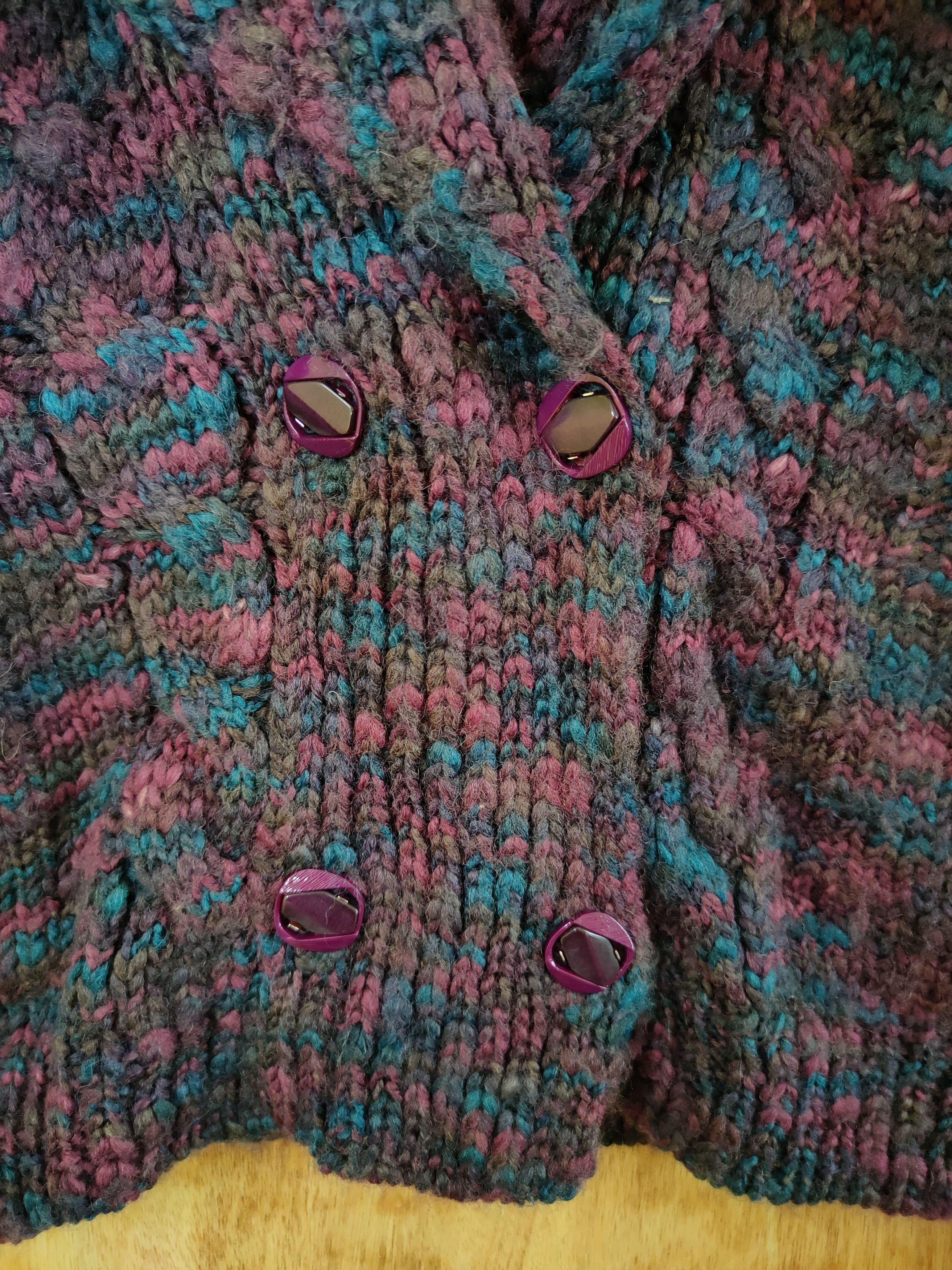 Aran Isles Knitwear × Handmade Japan Handmade cardigan aran isle knitwear #46-590 Size US S / EU 44-46 / 1 - 6 Thumbnail