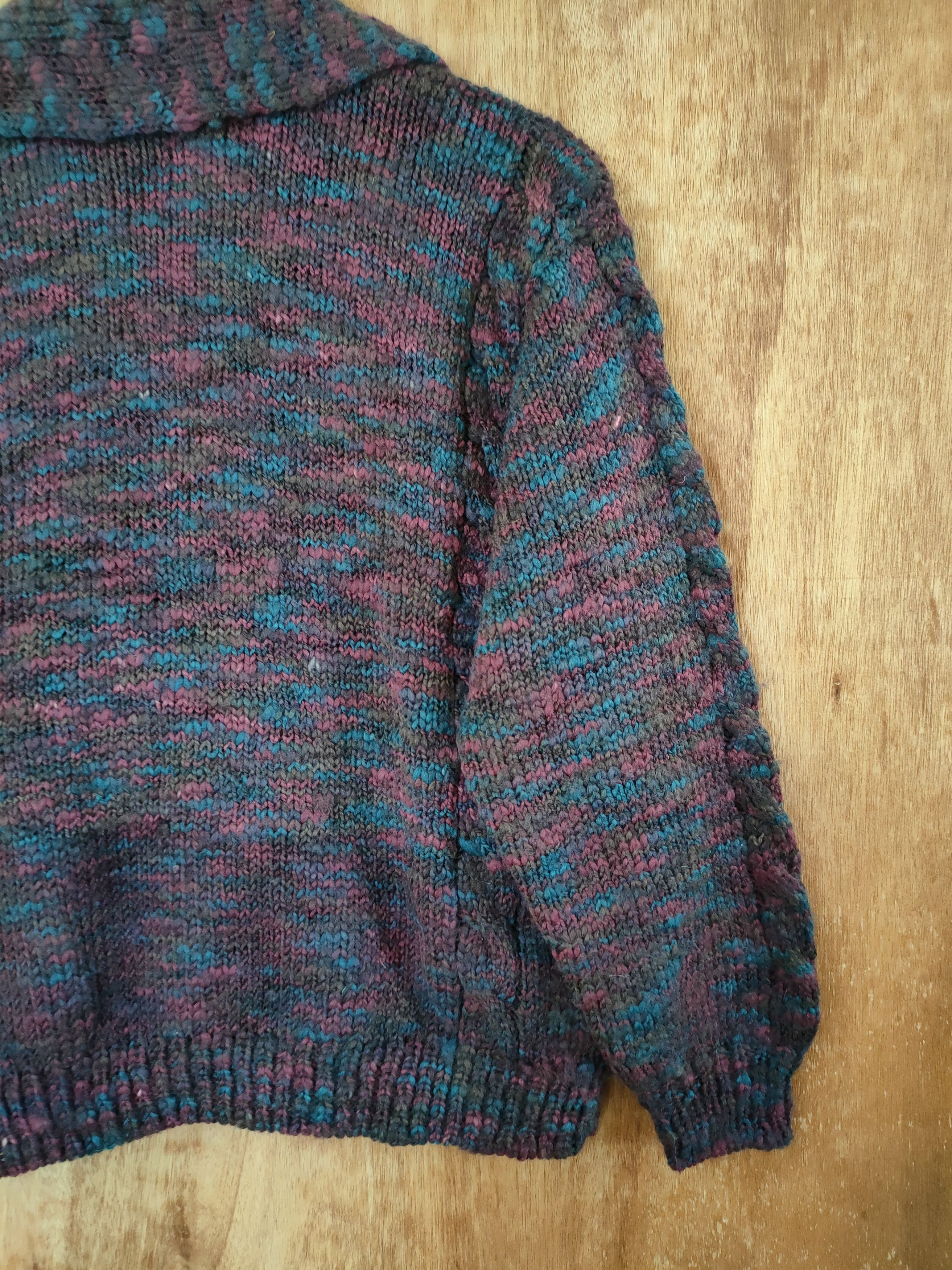 Aran Isles Knitwear × Handmade Japan Handmade cardigan aran isle knitwear #46-590 Size US S / EU 44-46 / 1 - 9 Thumbnail