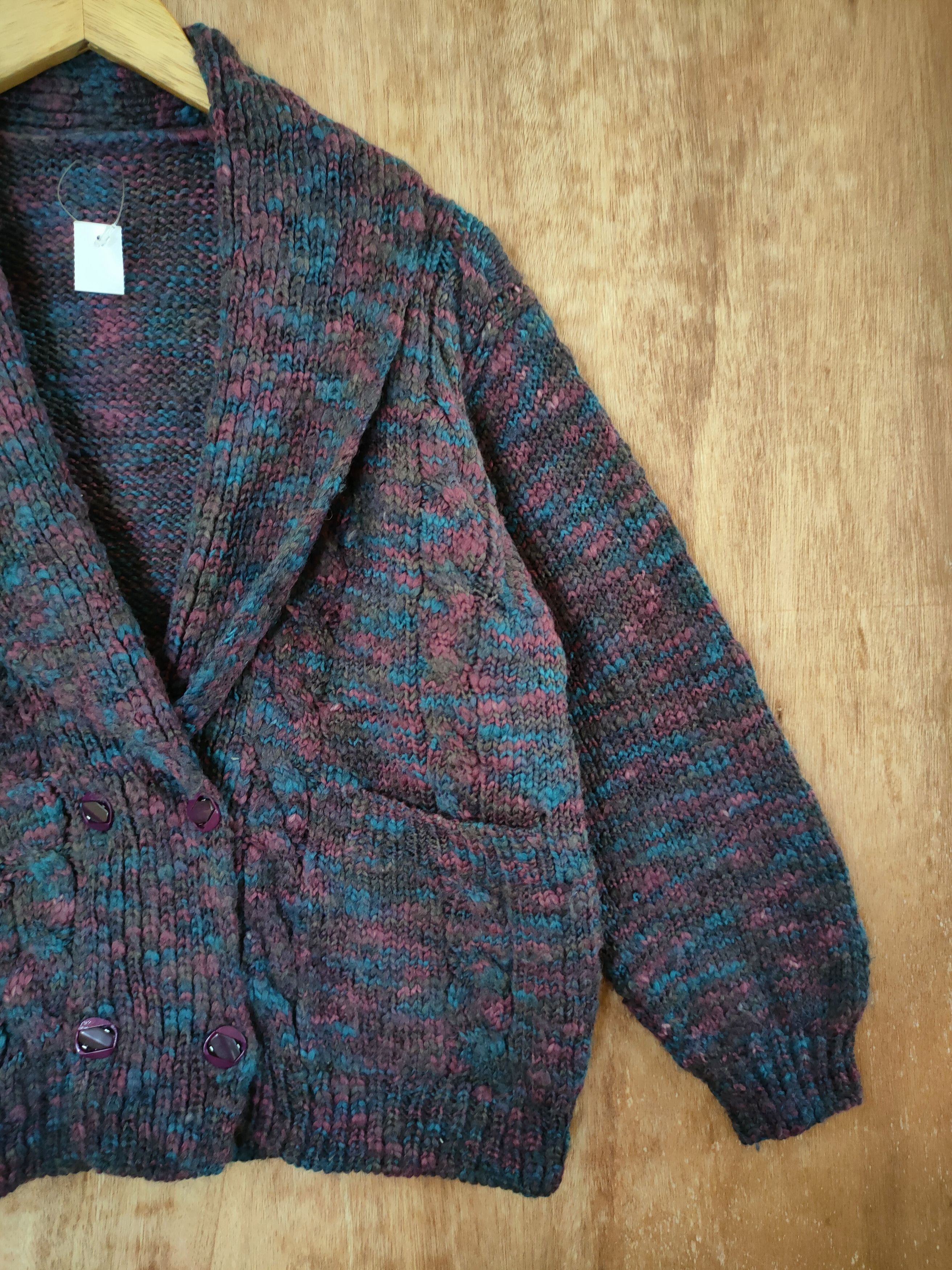 Aran Isles Knitwear × Handmade Japan Handmade cardigan aran isle knitwear #46-590 Size US S / EU 44-46 / 1 - 3 Thumbnail