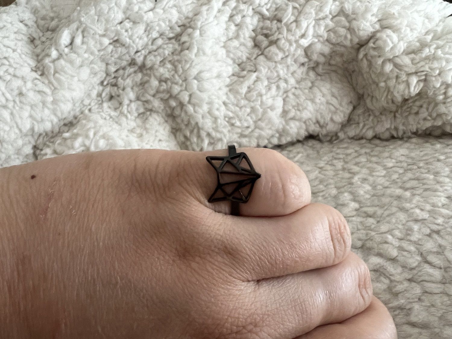 Jewelry Black Fox Stainless Steel Ring - Size 7.25 Size ONE SIZE - 4 Thumbnail