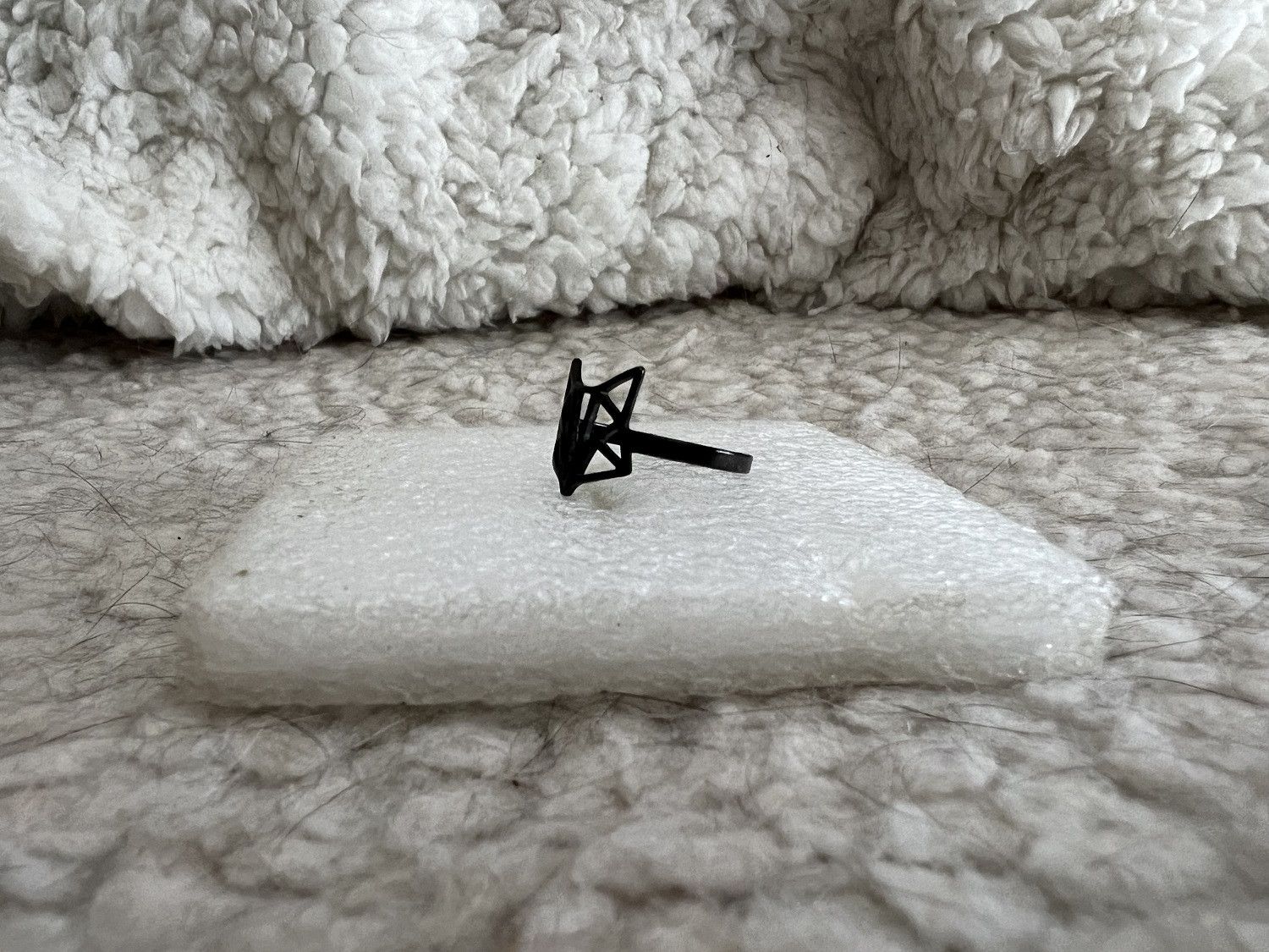 Jewelry Black Fox Stainless Steel Ring - Size 7.25 Size ONE SIZE - 3 Thumbnail