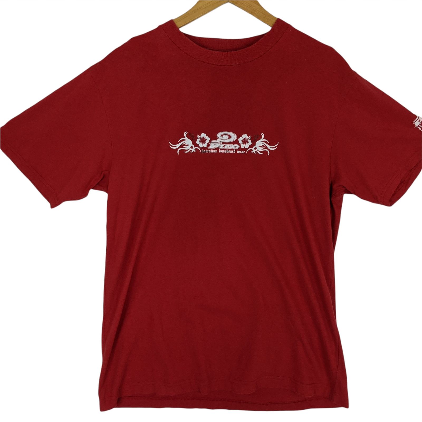 Vintage PIKO Surfboard Hawaii Aloha Skateboard T-Shirt Size US L / EU 52-54 / 3 - 5 Thumbnail