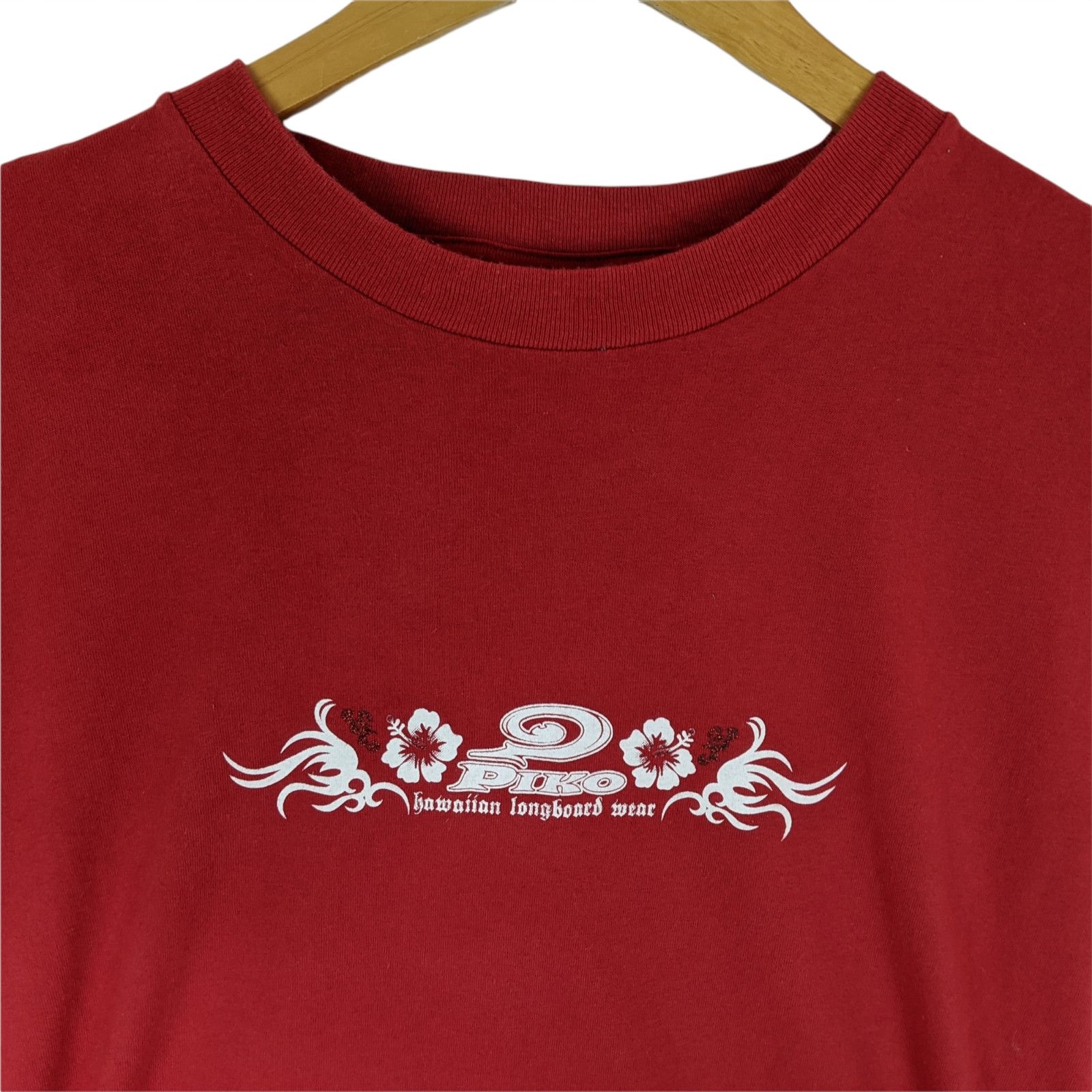 Vintage PIKO Surfboard Hawaii Aloha Skateboard T-Shirt Size US L / EU 52-54 / 3 - 6 Thumbnail