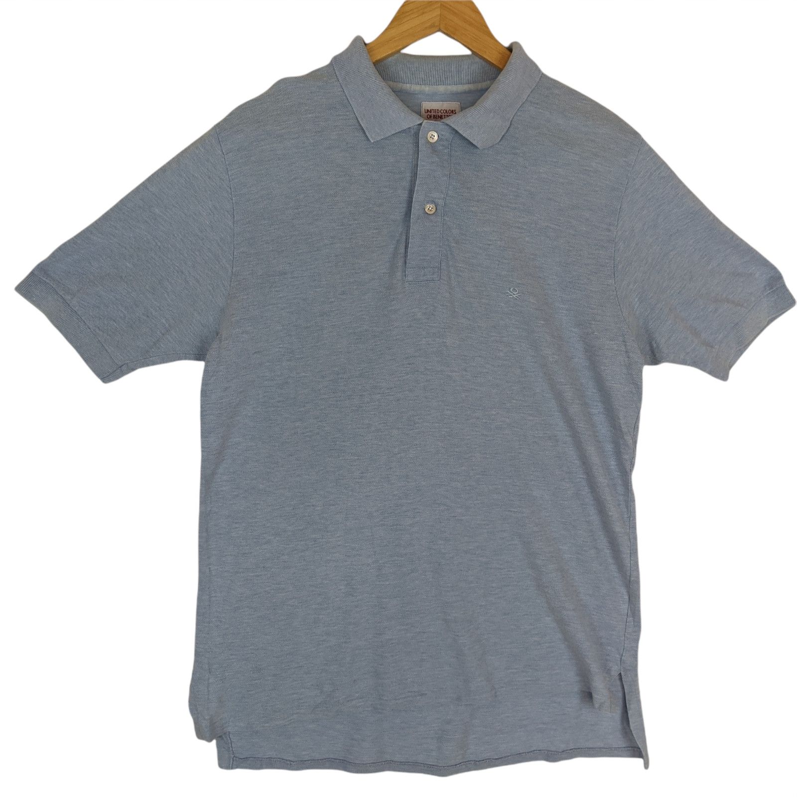 United Colors Of Benetton UNITED COLORS OF BENETTON Plain Polo Shirt Size US L / EU 52-54 / 3 - 2 Thumbnail